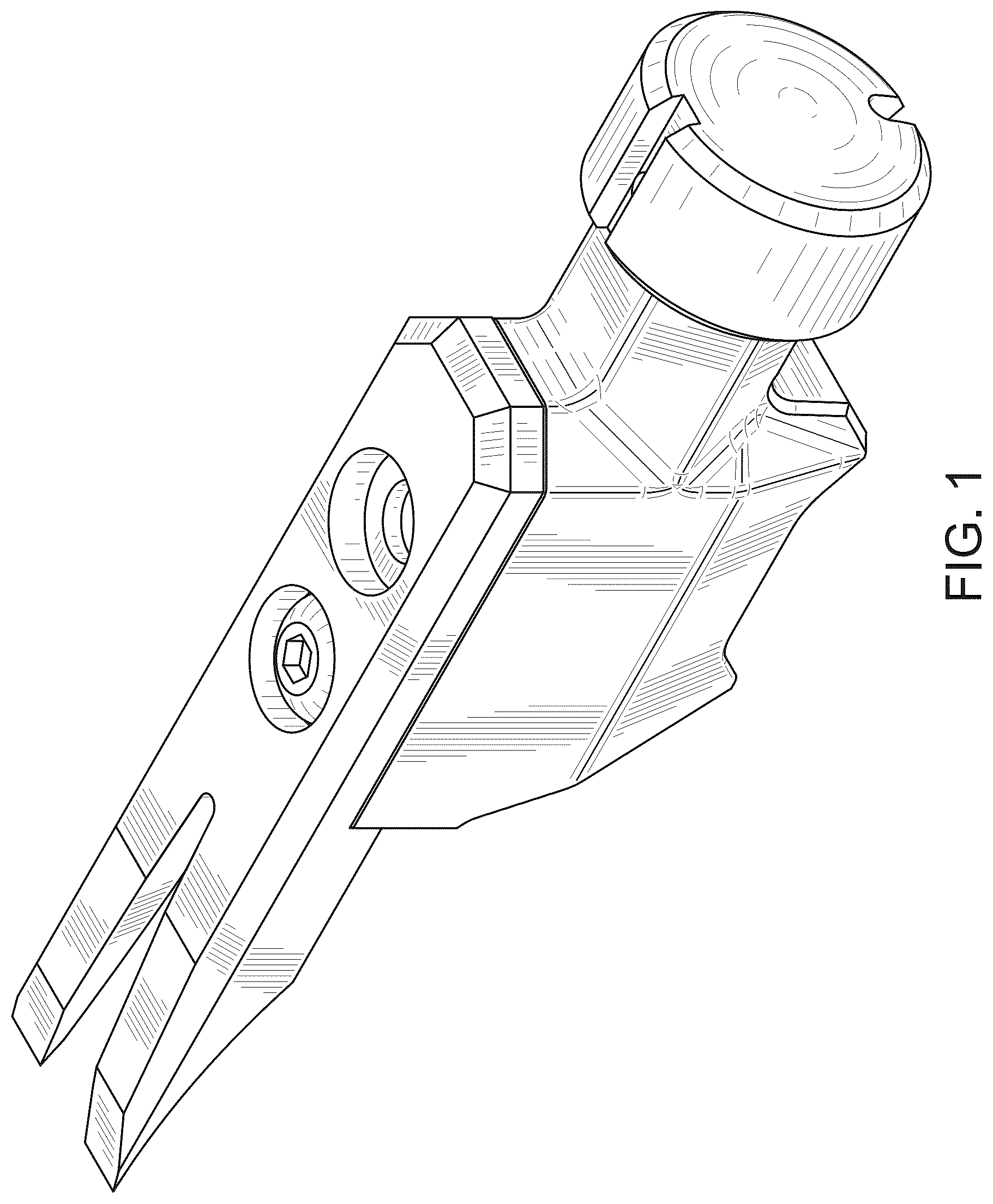 Patent USD1043302 Figure 1 – Hammer head