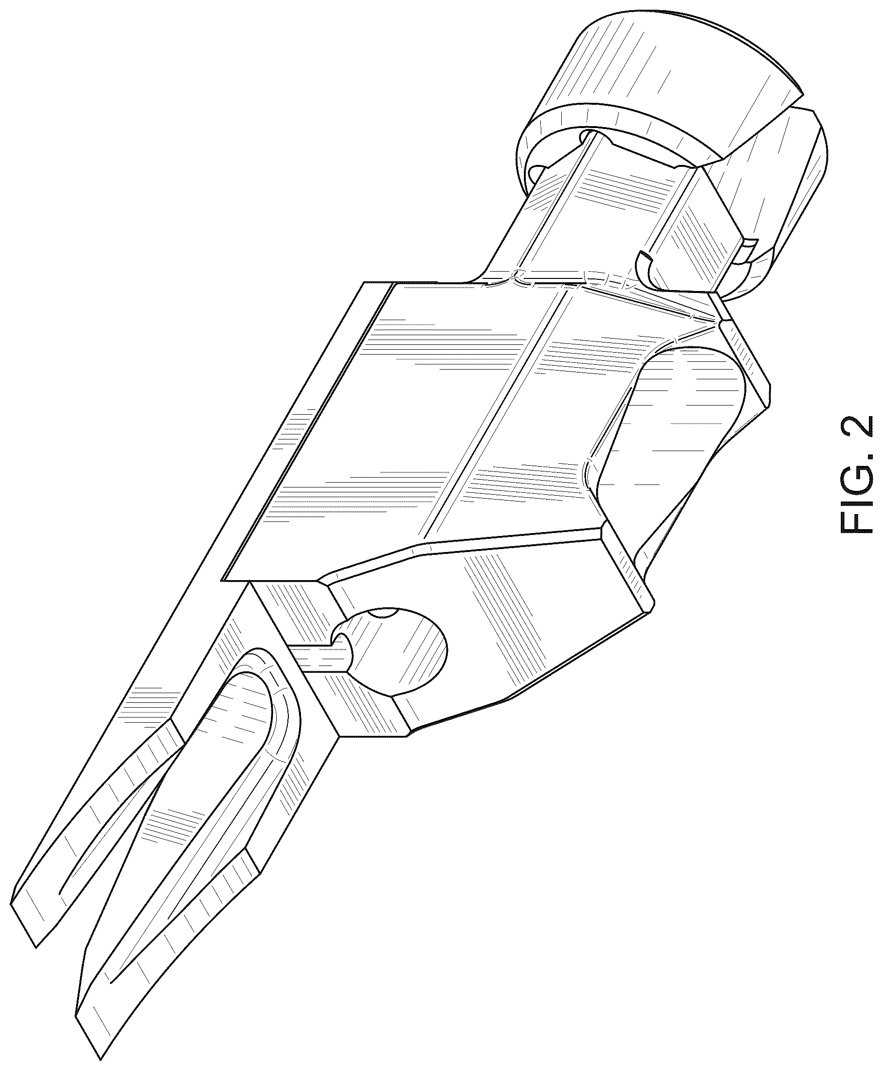 Patent USD1043302 Figure 2 – Hammer head