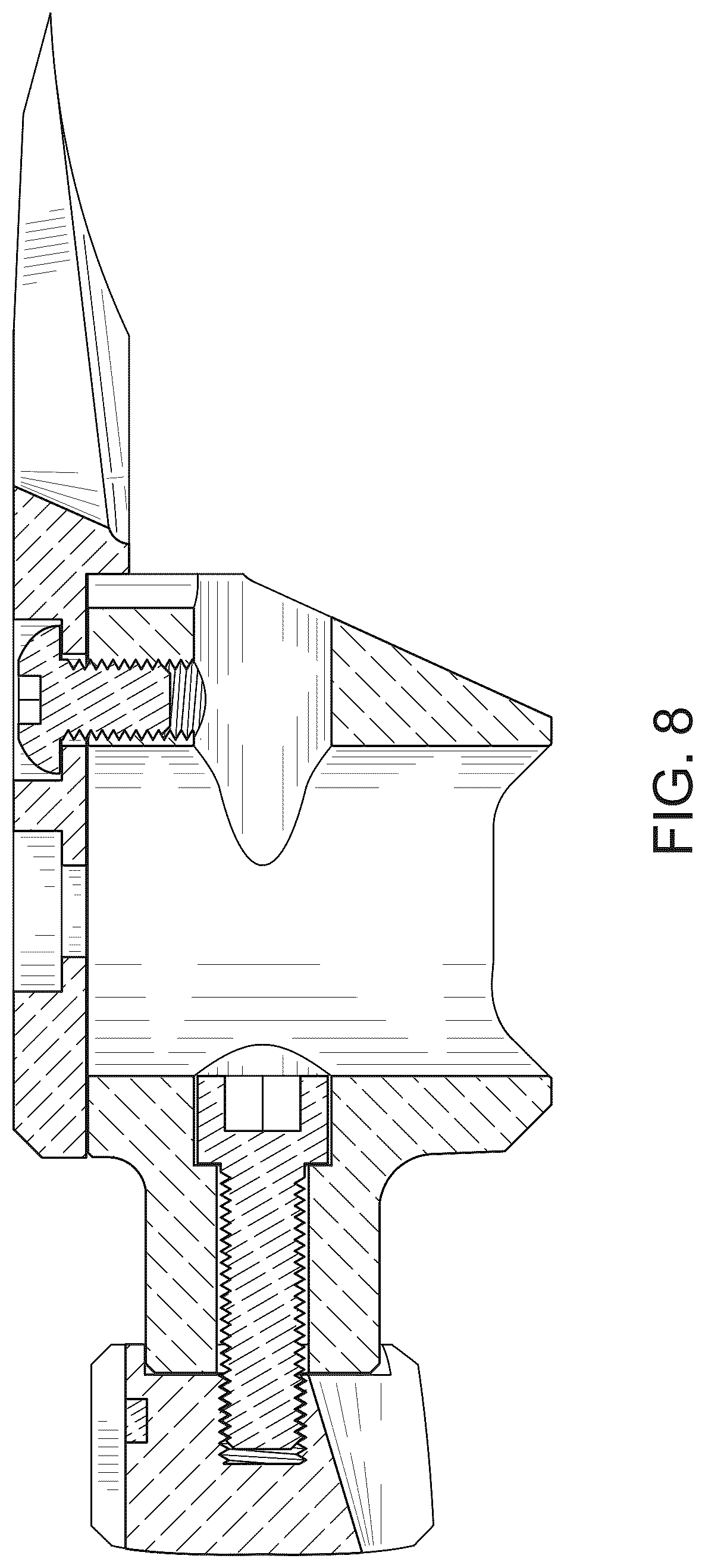 Patent USD1043302 Figure 6 – Hammer head