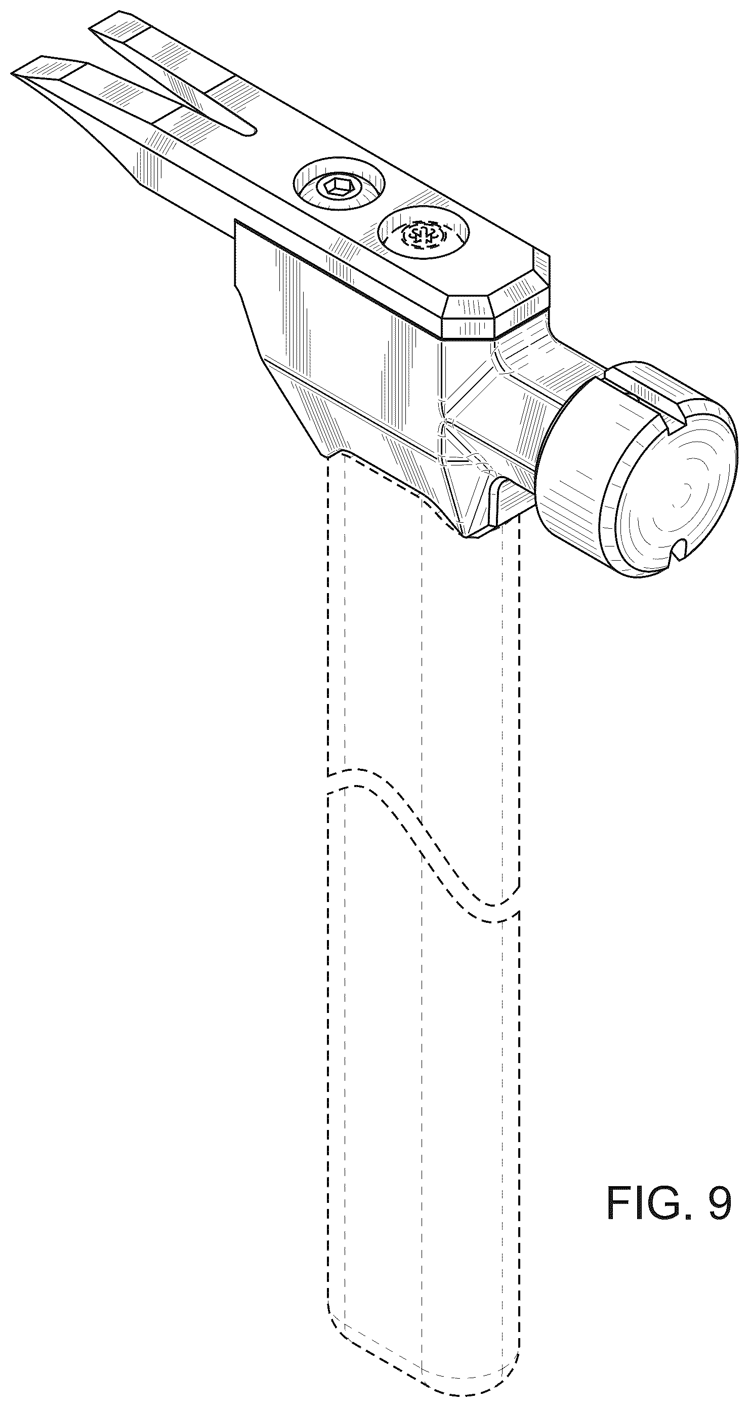 Patent USD1043302 Figure 7 – Hammer head