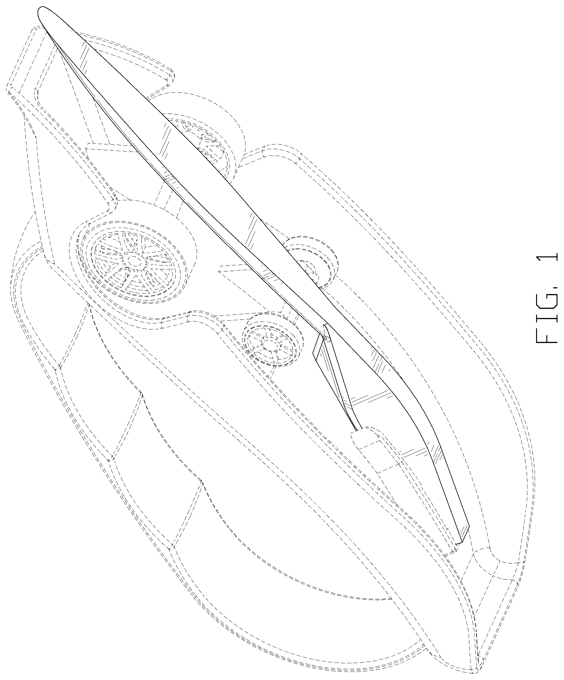 Patent USD1043303 Figure 1 – Paper cutter