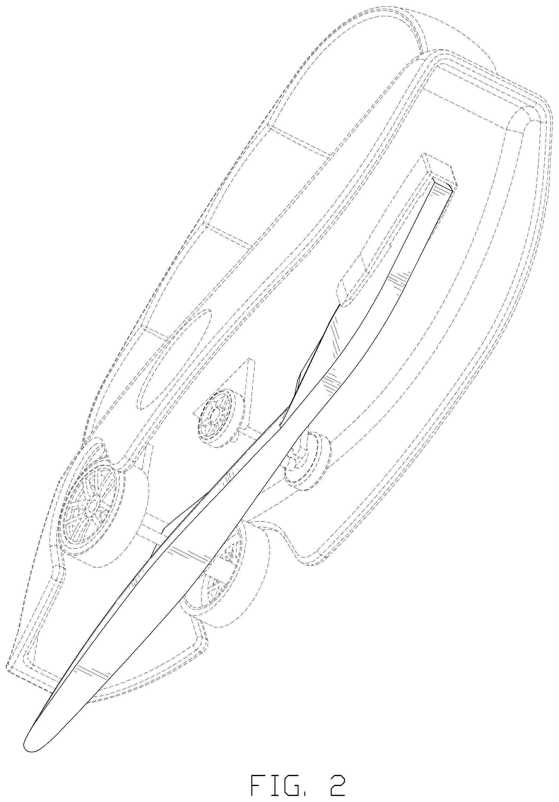 Patent USD1043303 Figure 2 – Paper cutter