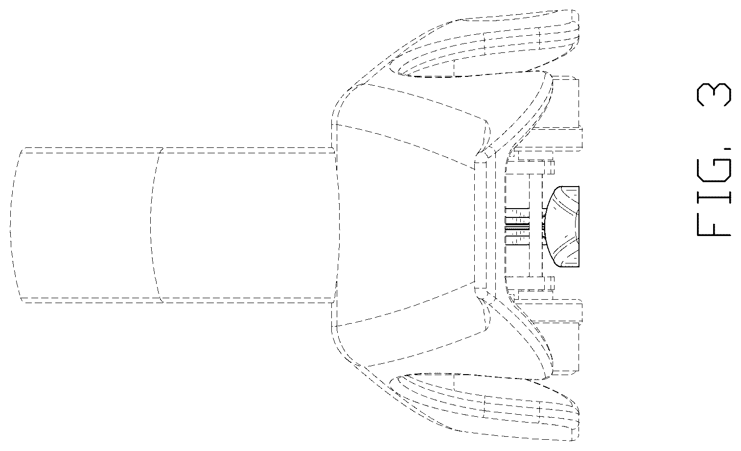 Patent USD1043303 Figure 3 – Paper cutter