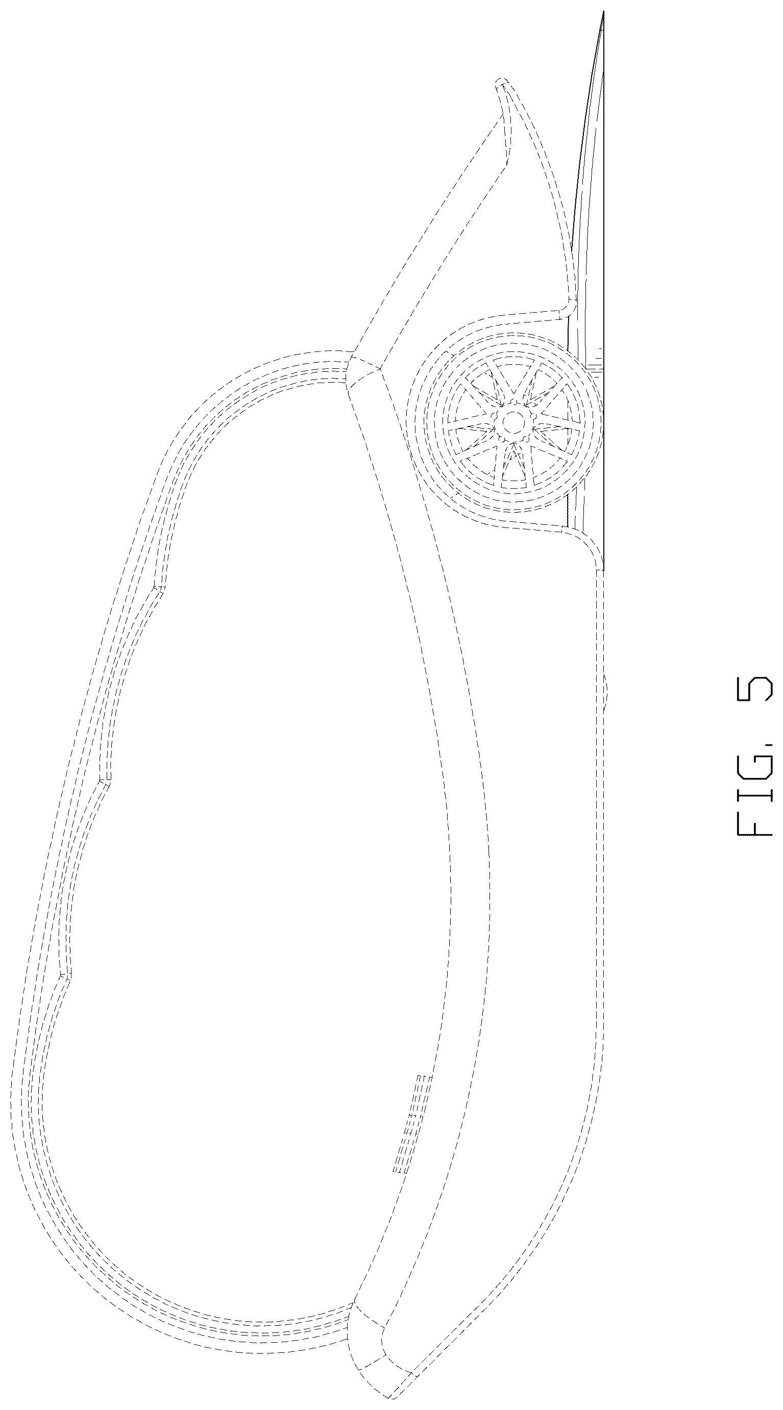 Patent USD1043303 Figure 5 – Paper cutter