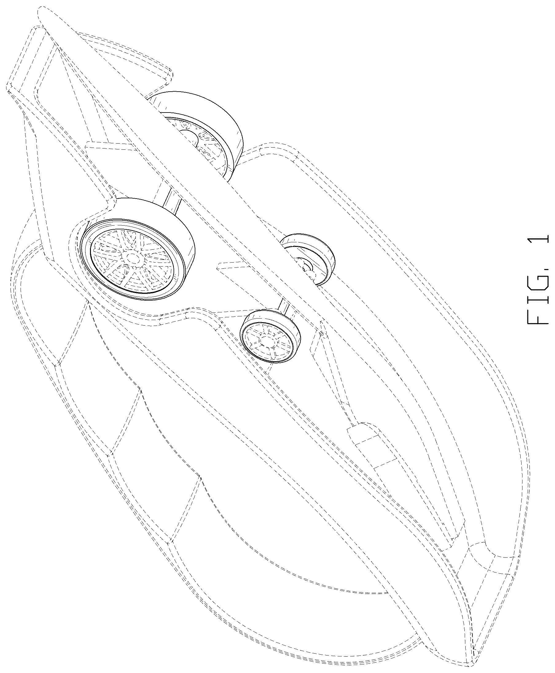 Patent USD1043304 Figure 1 – Paper cutter