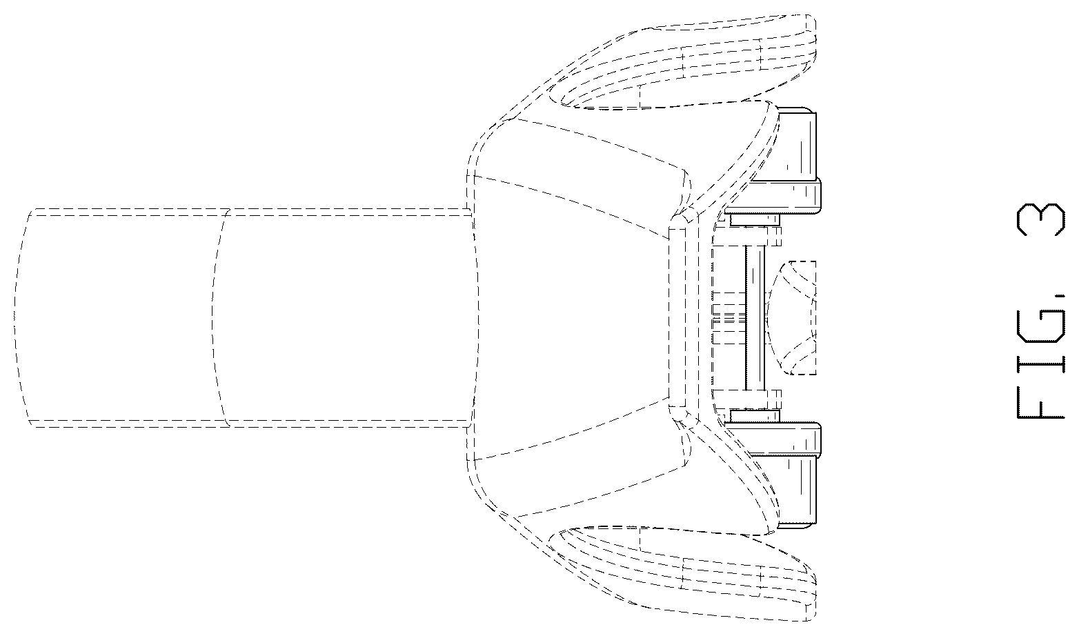 Patent USD1043304 Figure 3 – Paper cutter