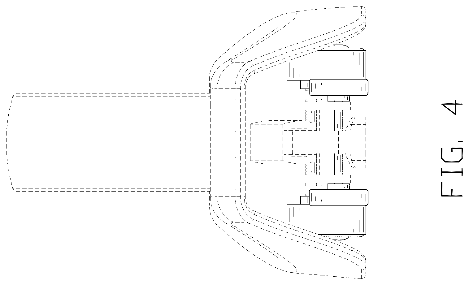 Patent USD1043304 Figure 4 – Paper cutter