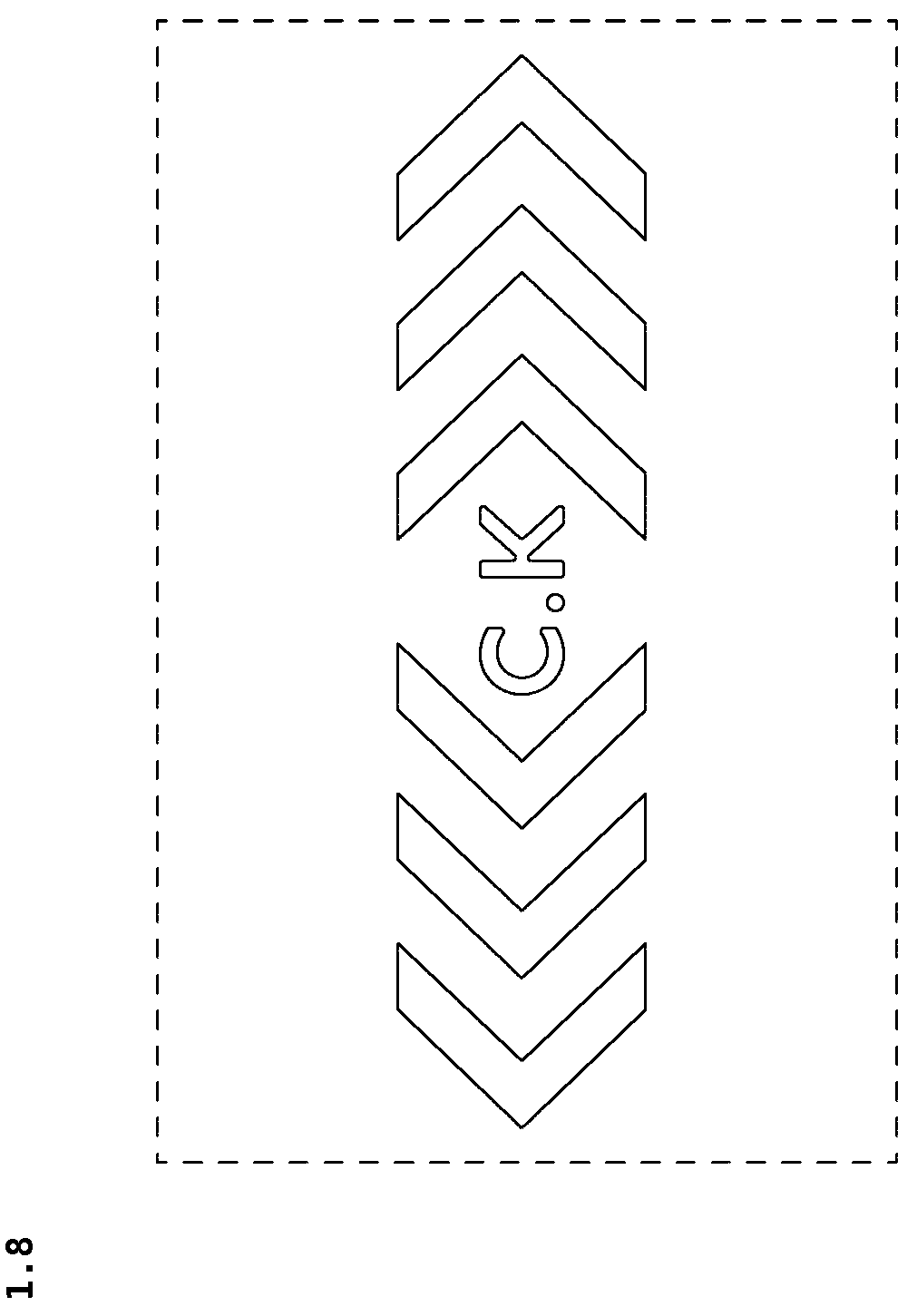 Patent USD1043305 Figure 8 – Plier handle