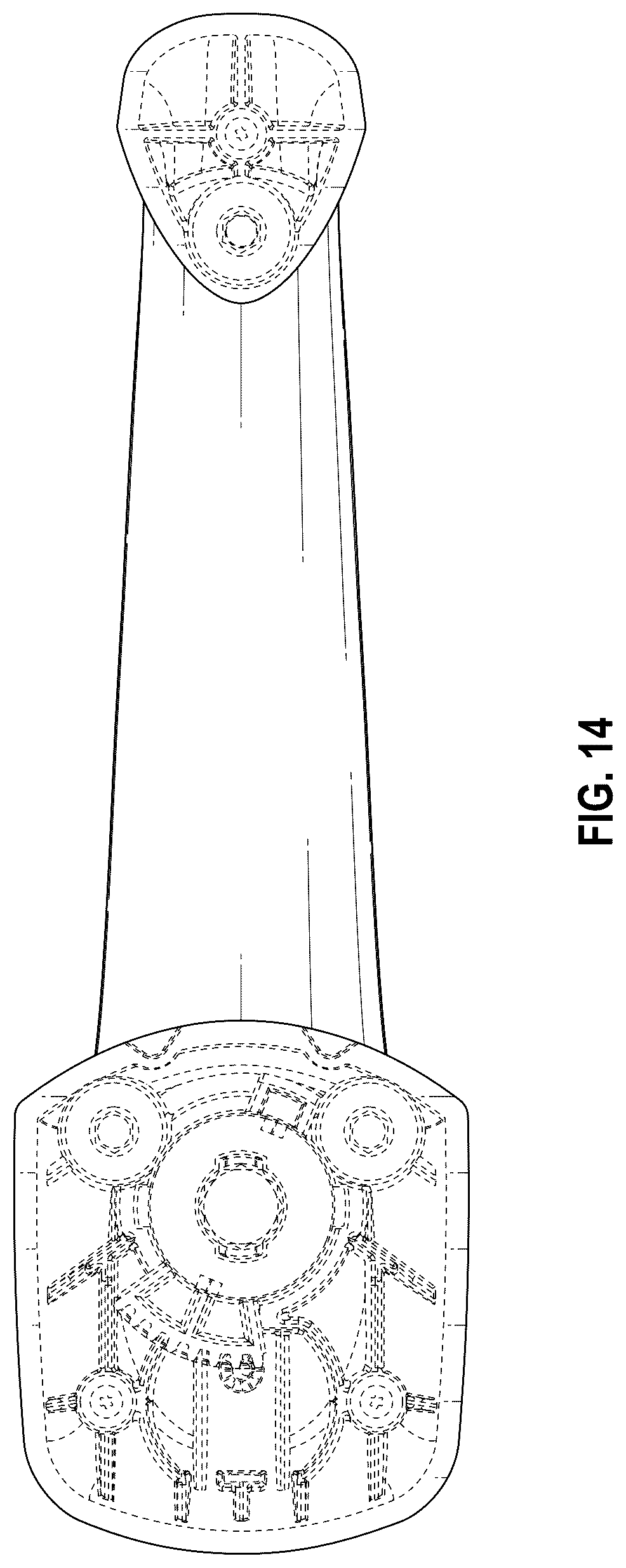 Patent USD1043306 Figure 12 – Push button handle