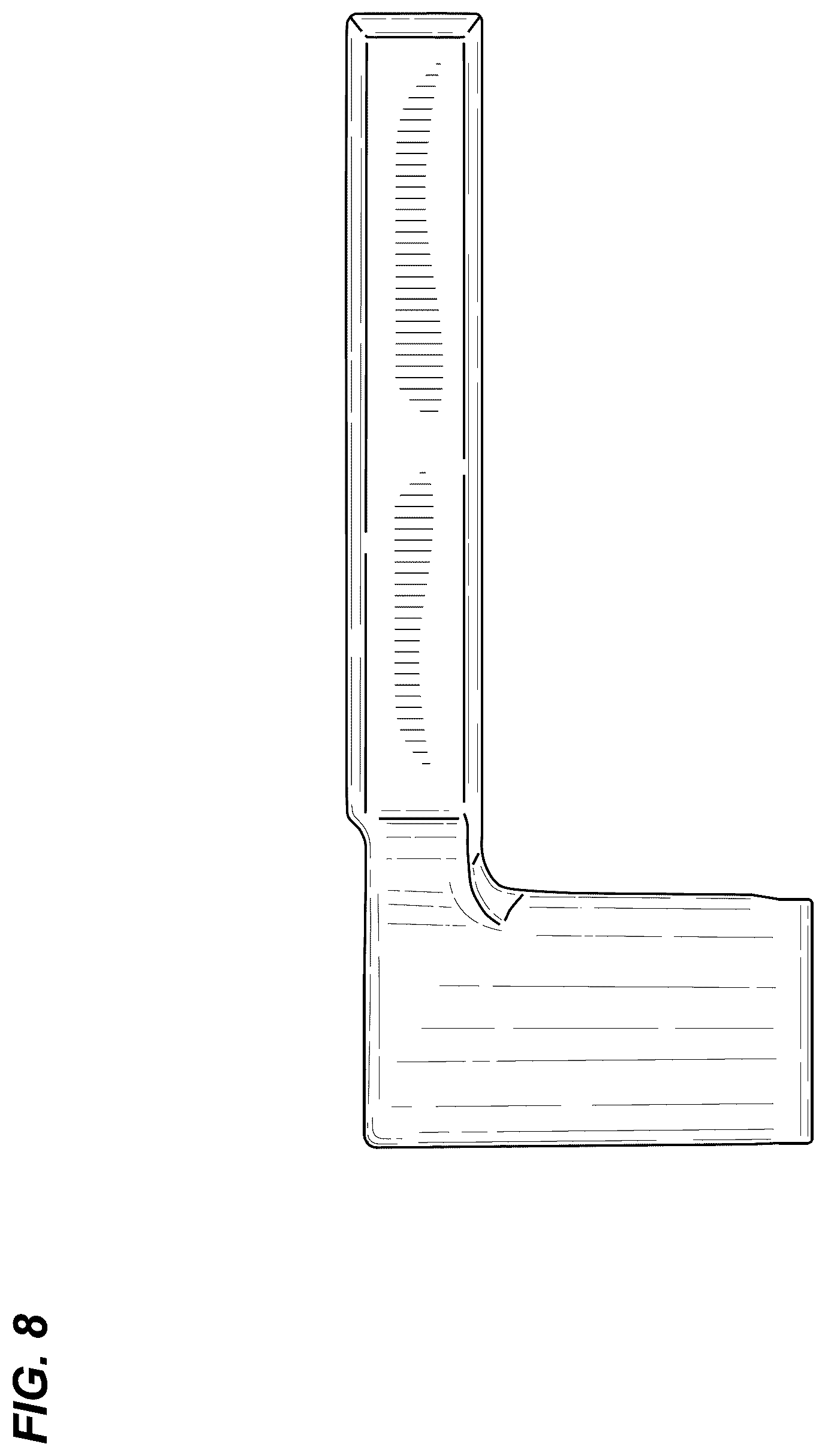Patent USD1043307 Figure 8 – Lever