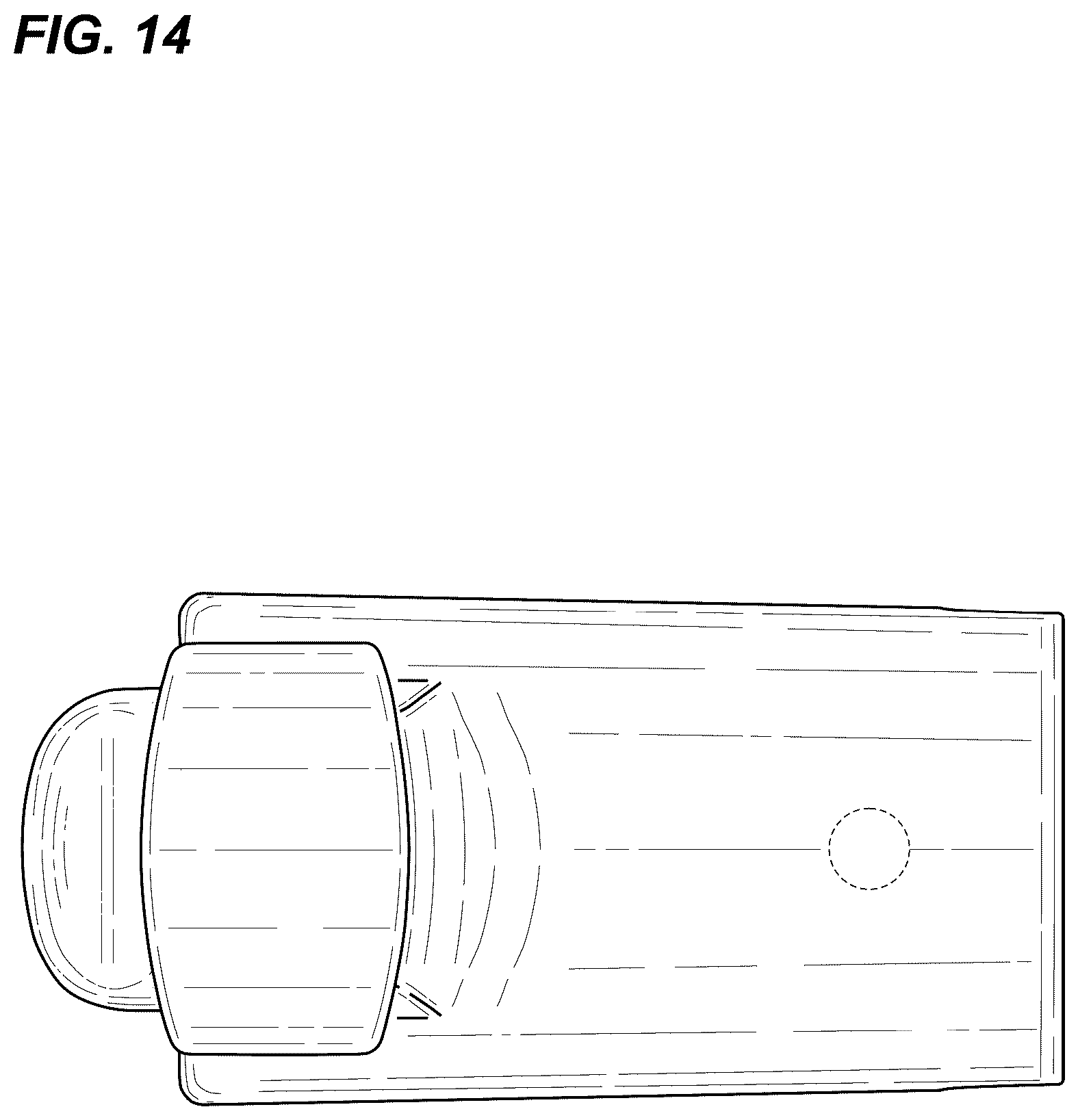 Patent USD1043307 Figure 14 – Lever