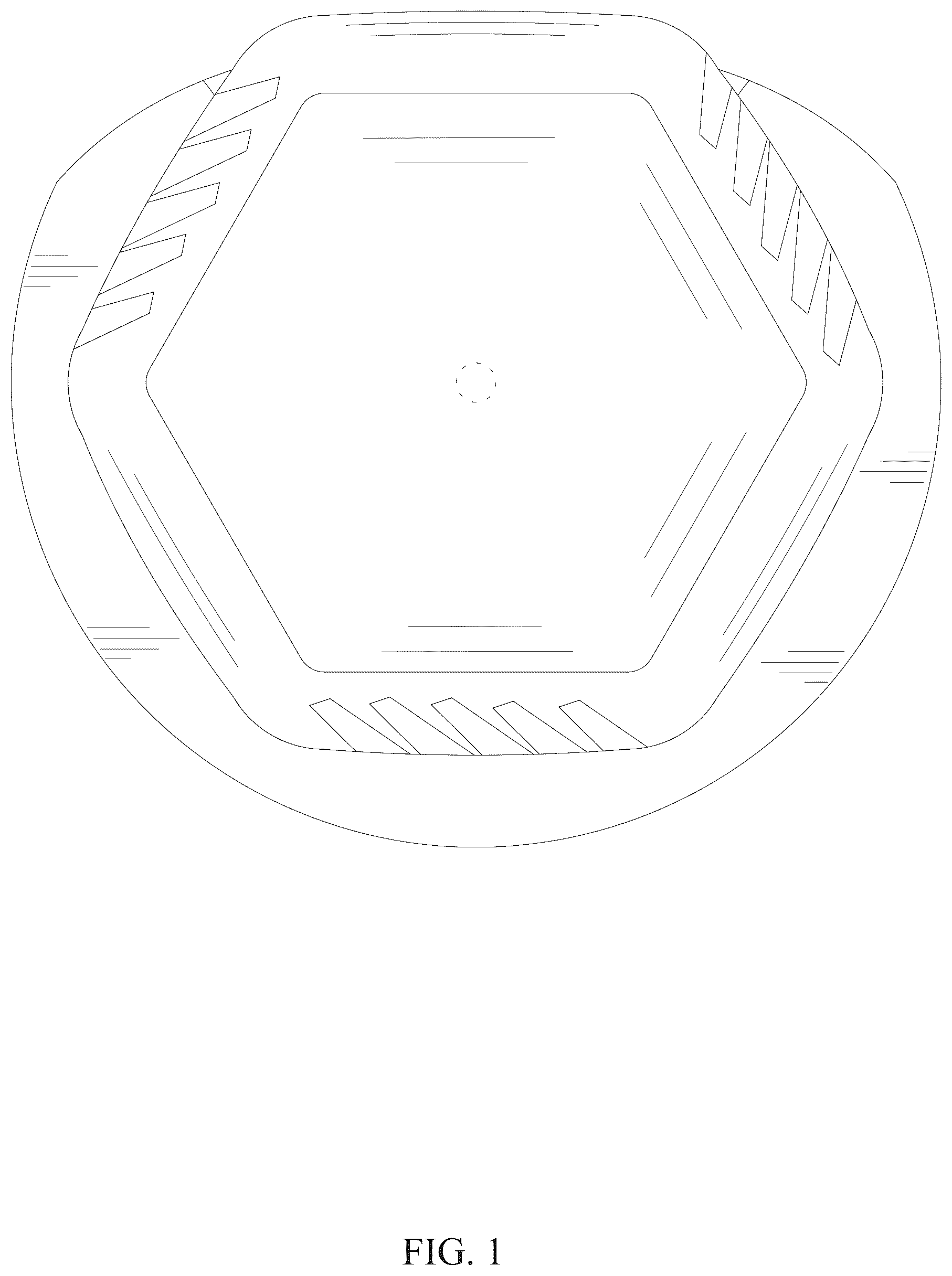 Patent USD1043308 Figure 1 – Knob