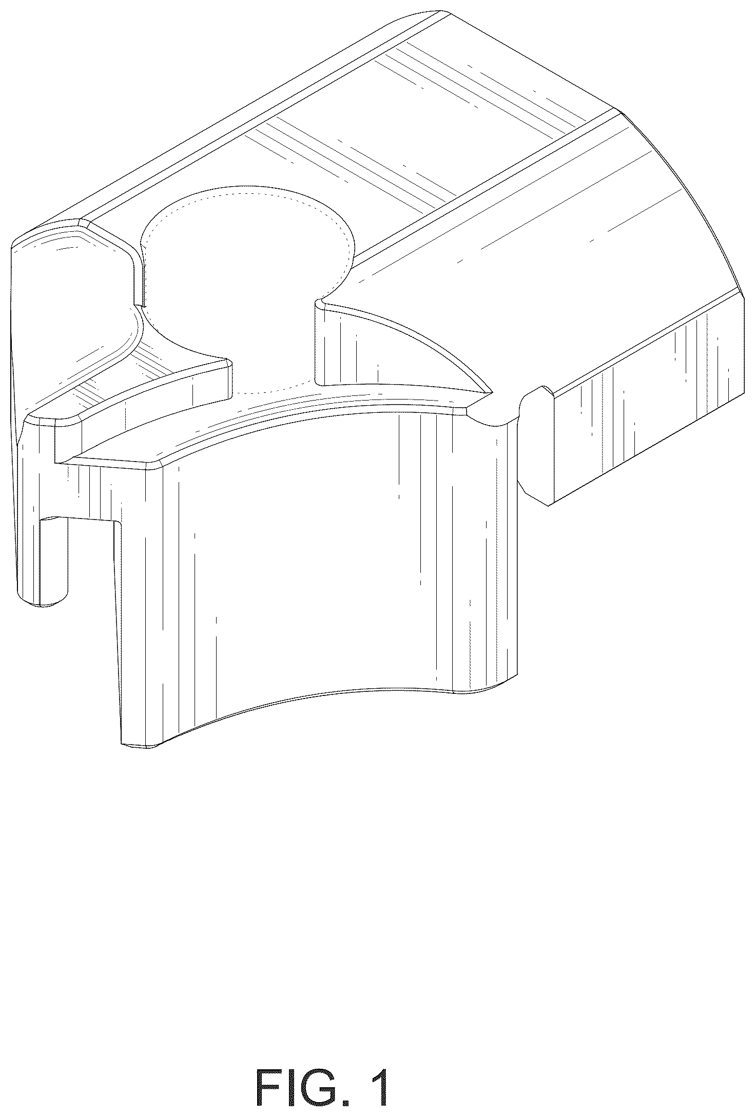 Patent USD1043311 Figure 1 – Tailgate lock