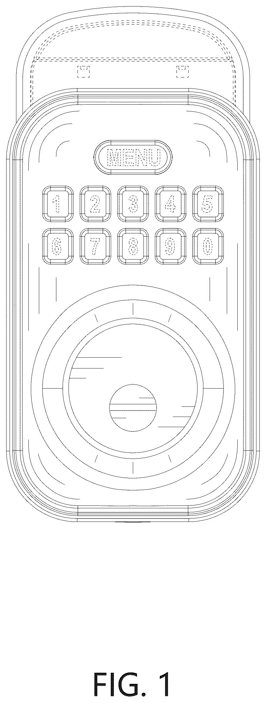 Patent USD1043312 Figure 1 – Smart lock
