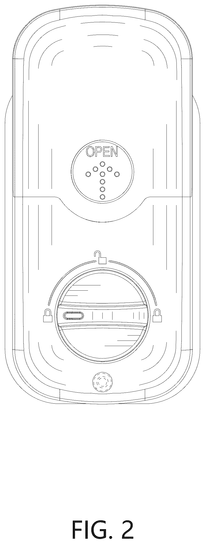 Patent USD1043312 Figure 2 – Smart lock