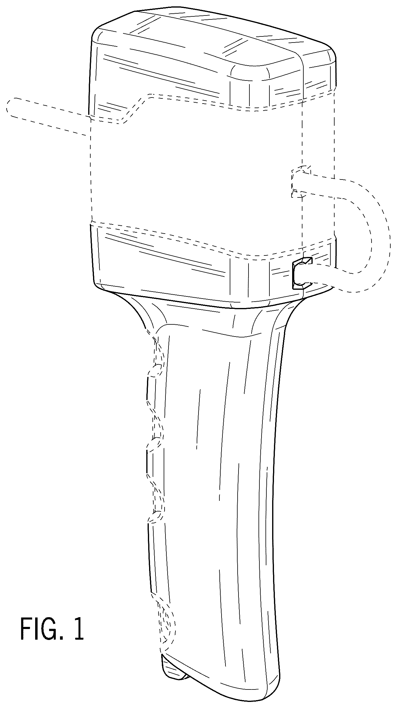 Patent USD1043313 Figure 1 – Cable lockout device