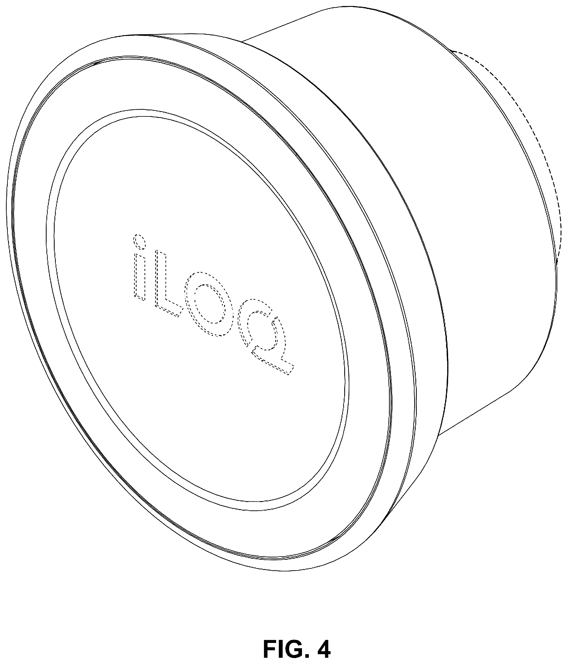 Patent USD1043314 Figure 4 – Lock