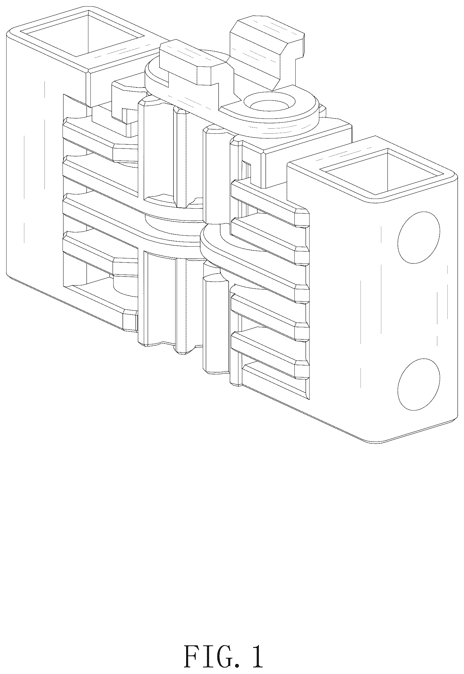 Patent USD1043315 Figure 1 – Latch for pet play pen