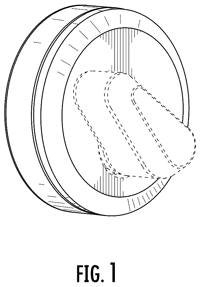 Patent USD1043317 Figure 1 – Thumbturn rosette