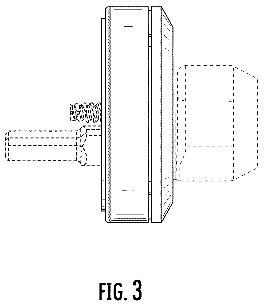 Patent USD1043317 Figure 3 – Thumbturn rosette