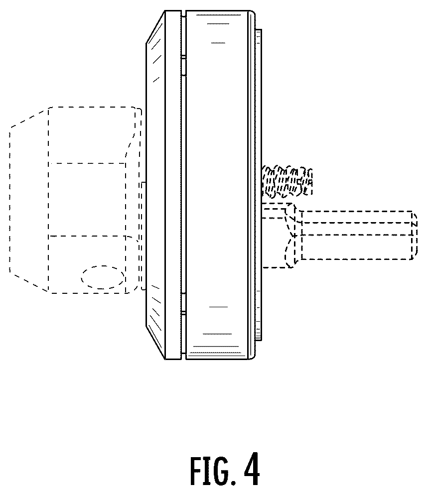 Patent USD1043317 Figure 4 – Thumbturn rosette