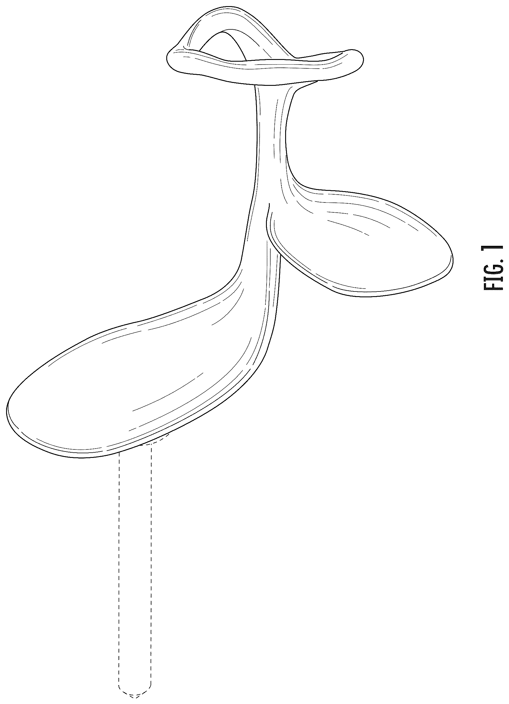 Patent USD1043320 Figure 1 – Mounting hook