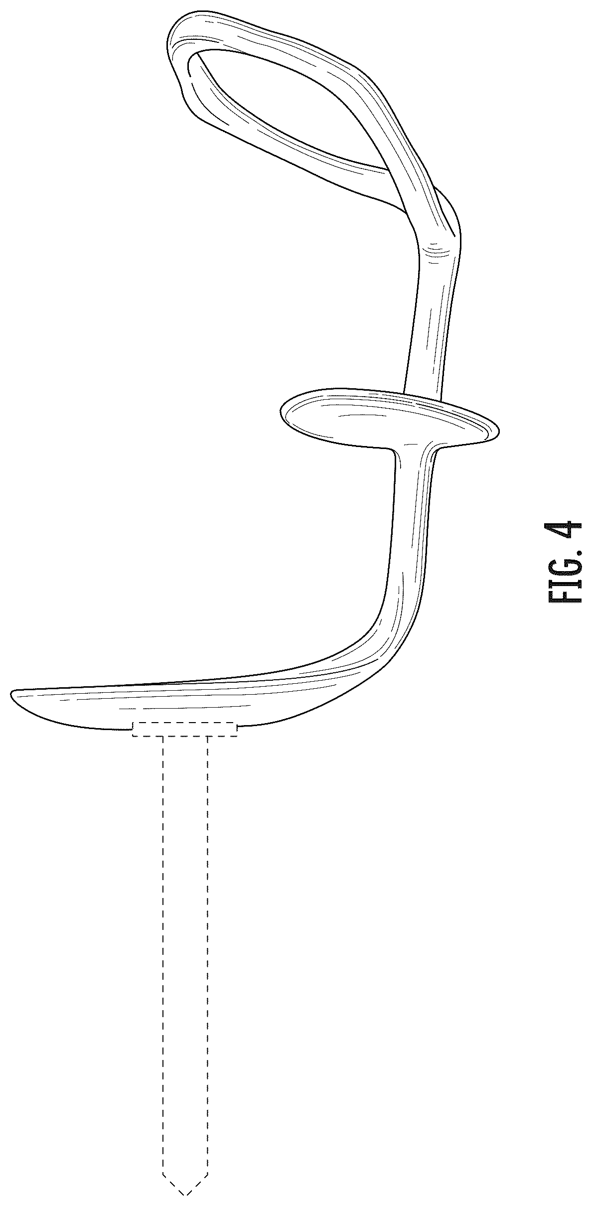 Patent USD1043320 Figure 3 – Mounting hook