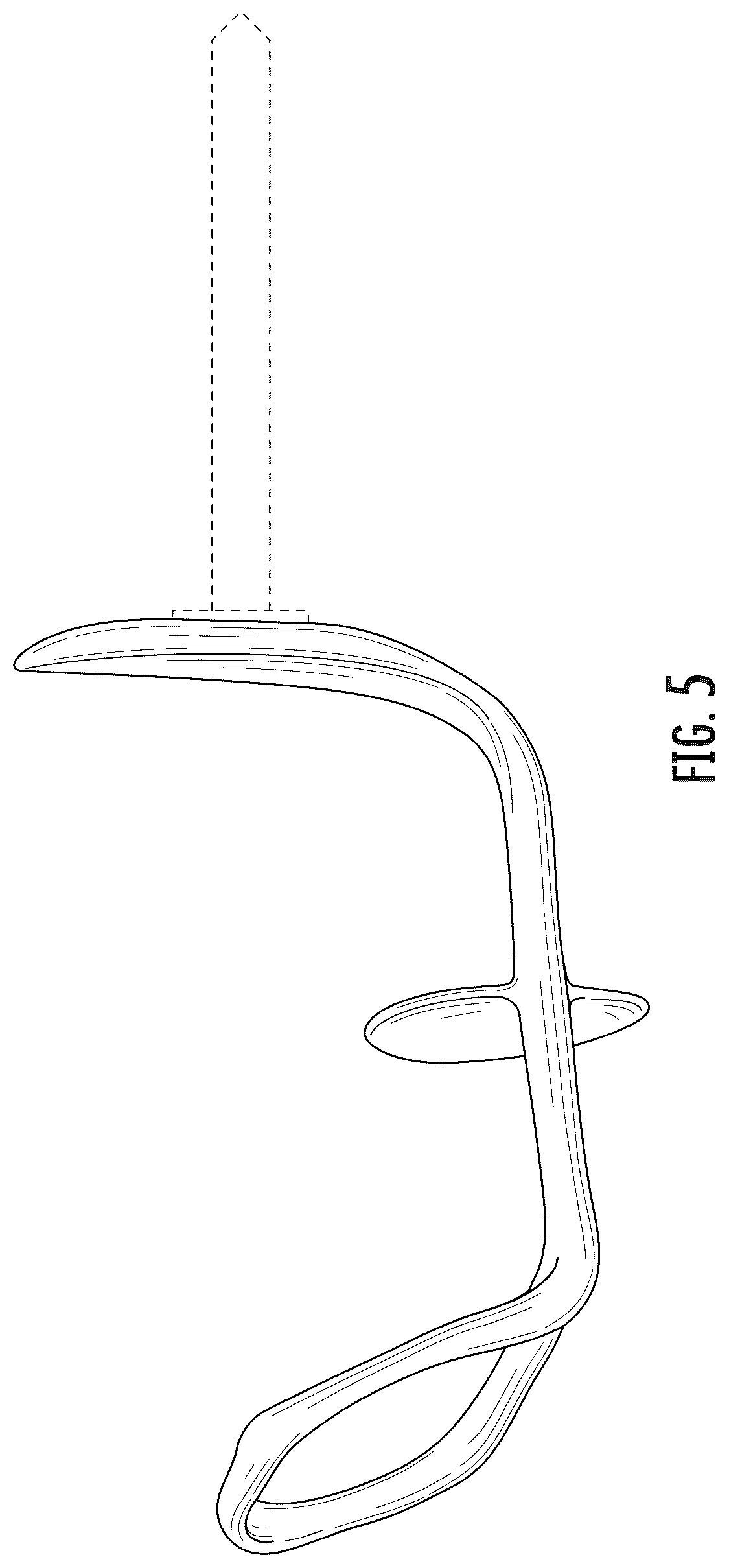Patent USD1043320 Figure 4 – Mounting hook