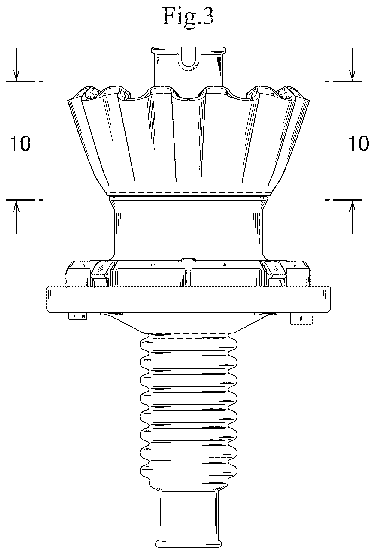 Patent USD1043323 Figure 3 – Grommet