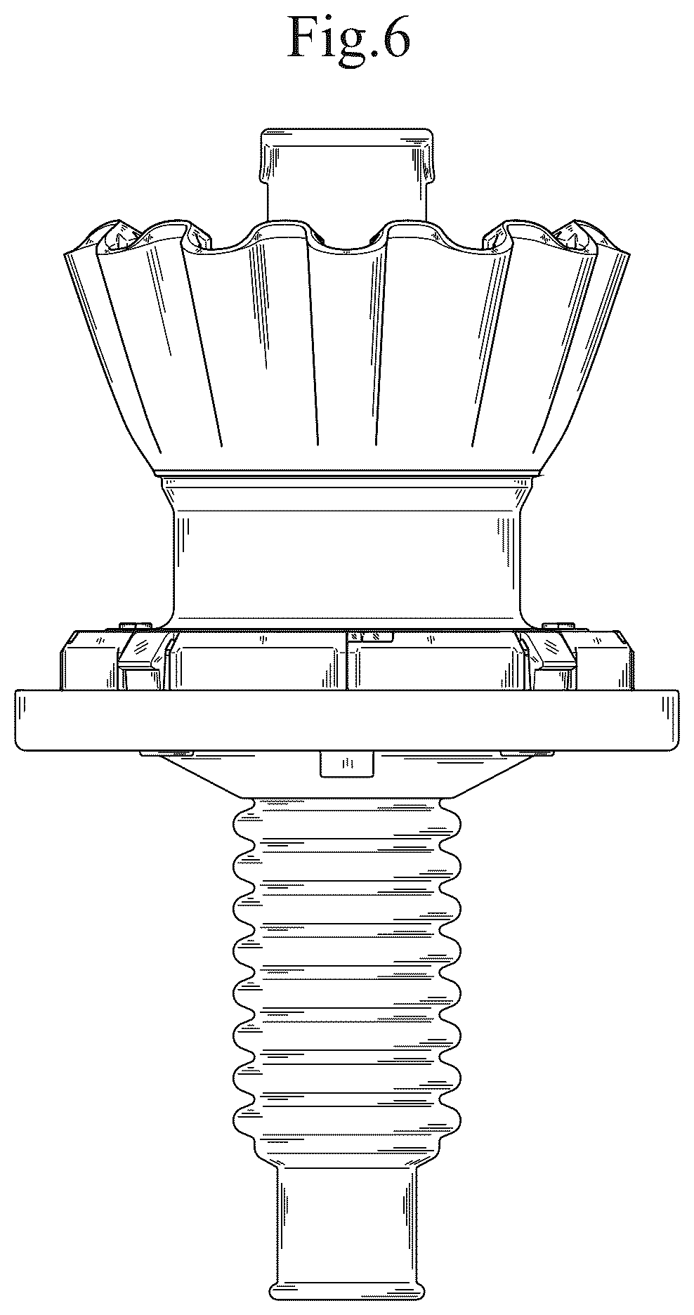 Patent USD1043323 Figure 6 – Grommet
