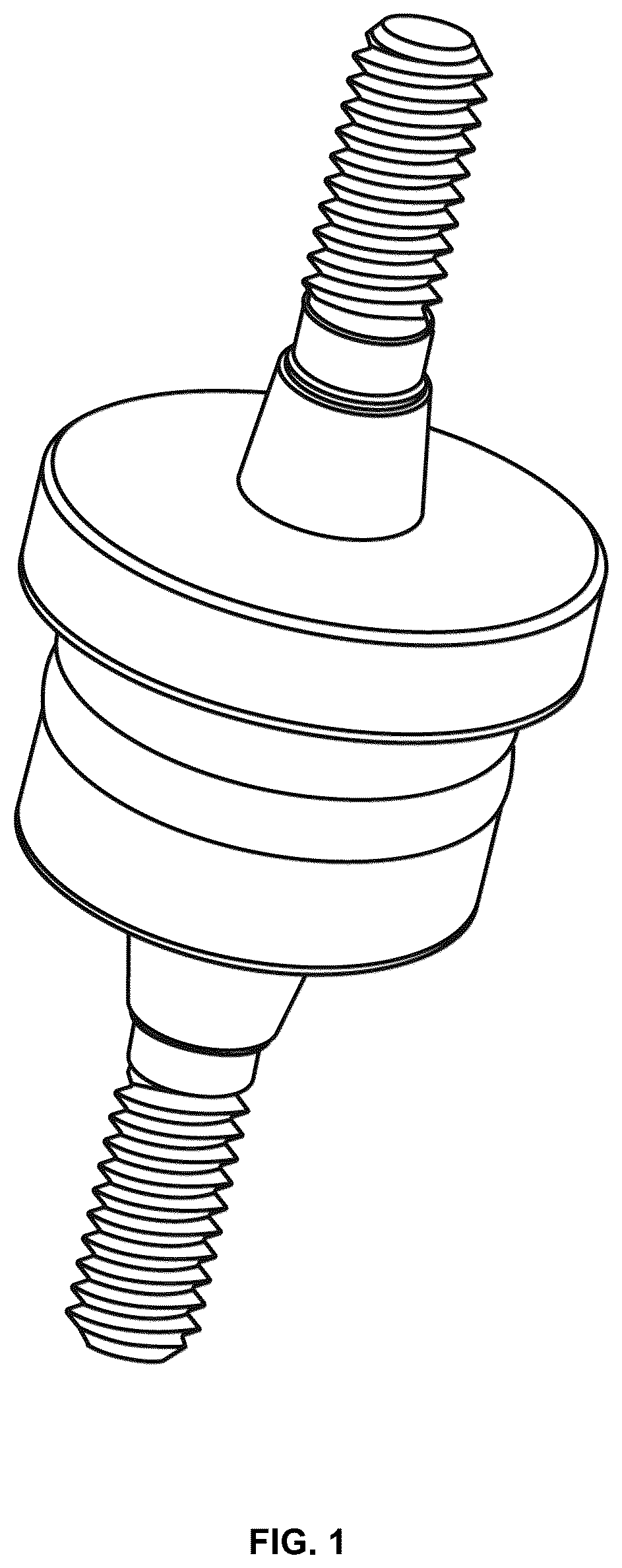 Patent USD1043324 Figure 1 – Dental implant device