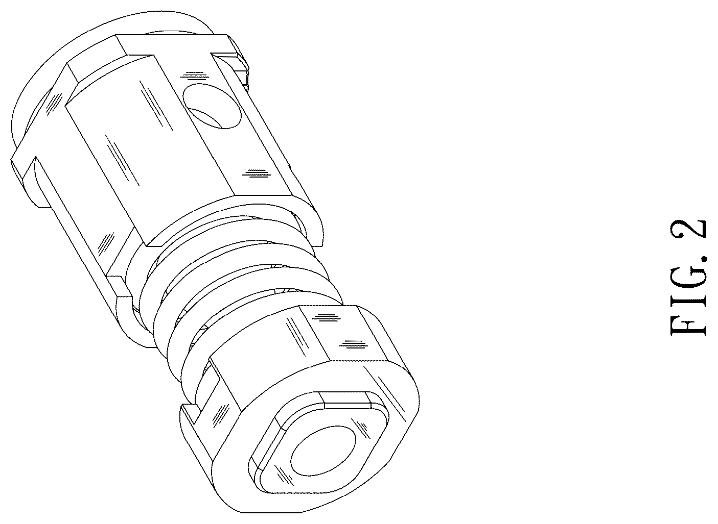 Patent USD1043325 Figure 2 – Inspection chuck