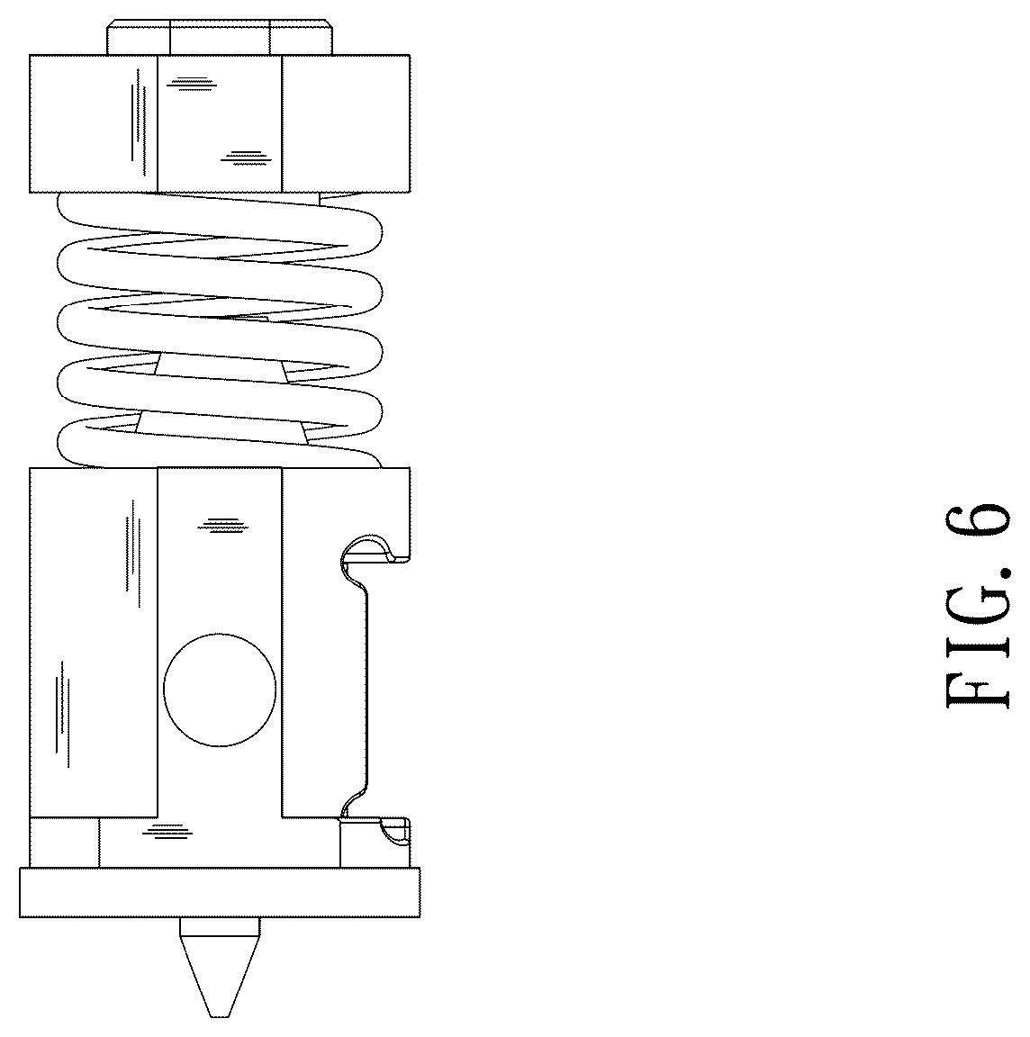 Patent USD1043325 Figure 6 – Inspection chuck