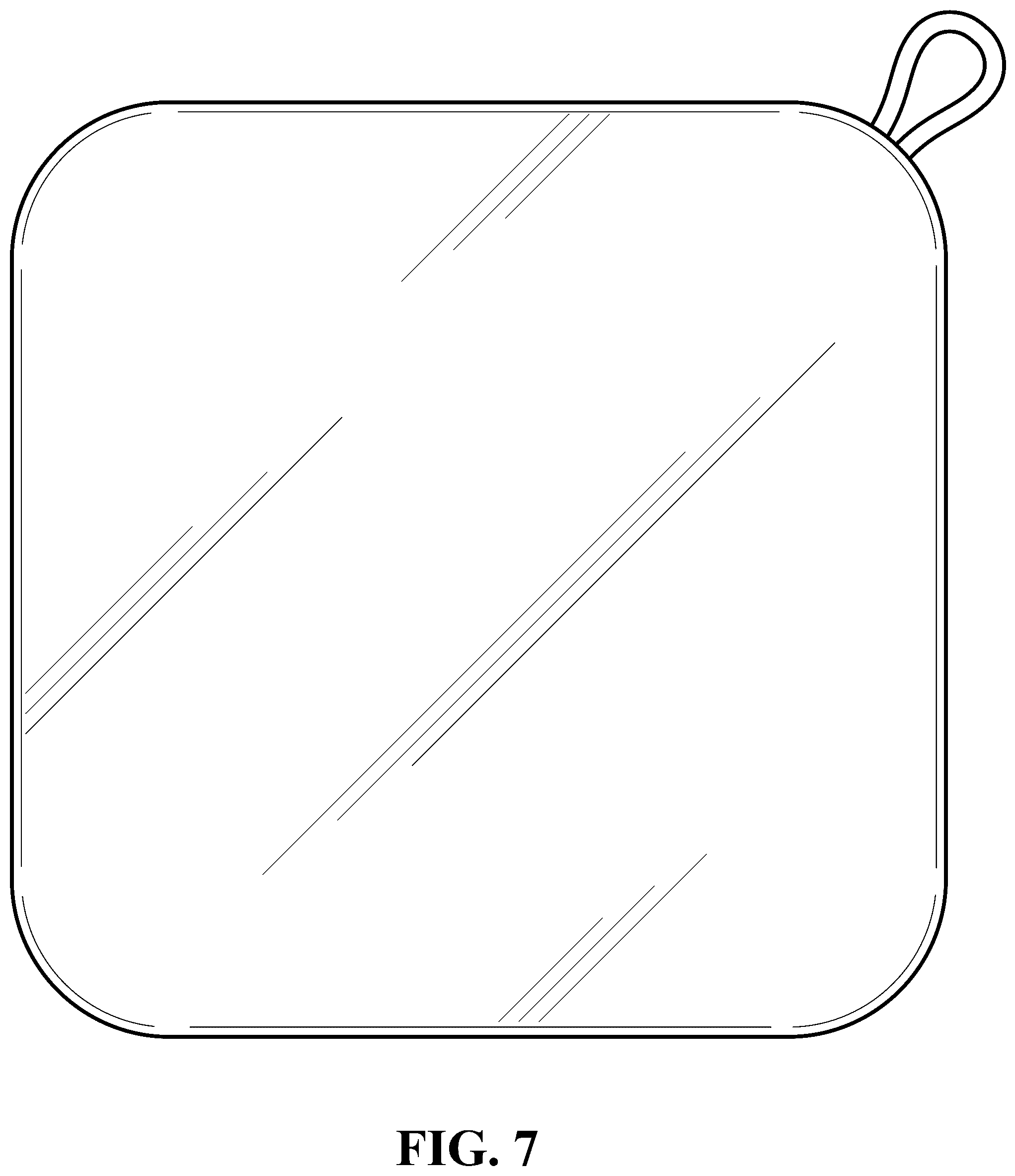 Patent USD1043329 Figure 5 – Hangable package