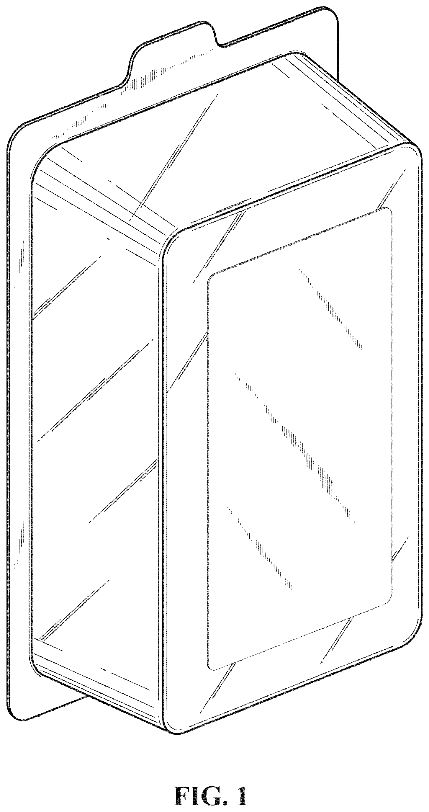 Patent USD1043331 Figure 1 – Packaging container
