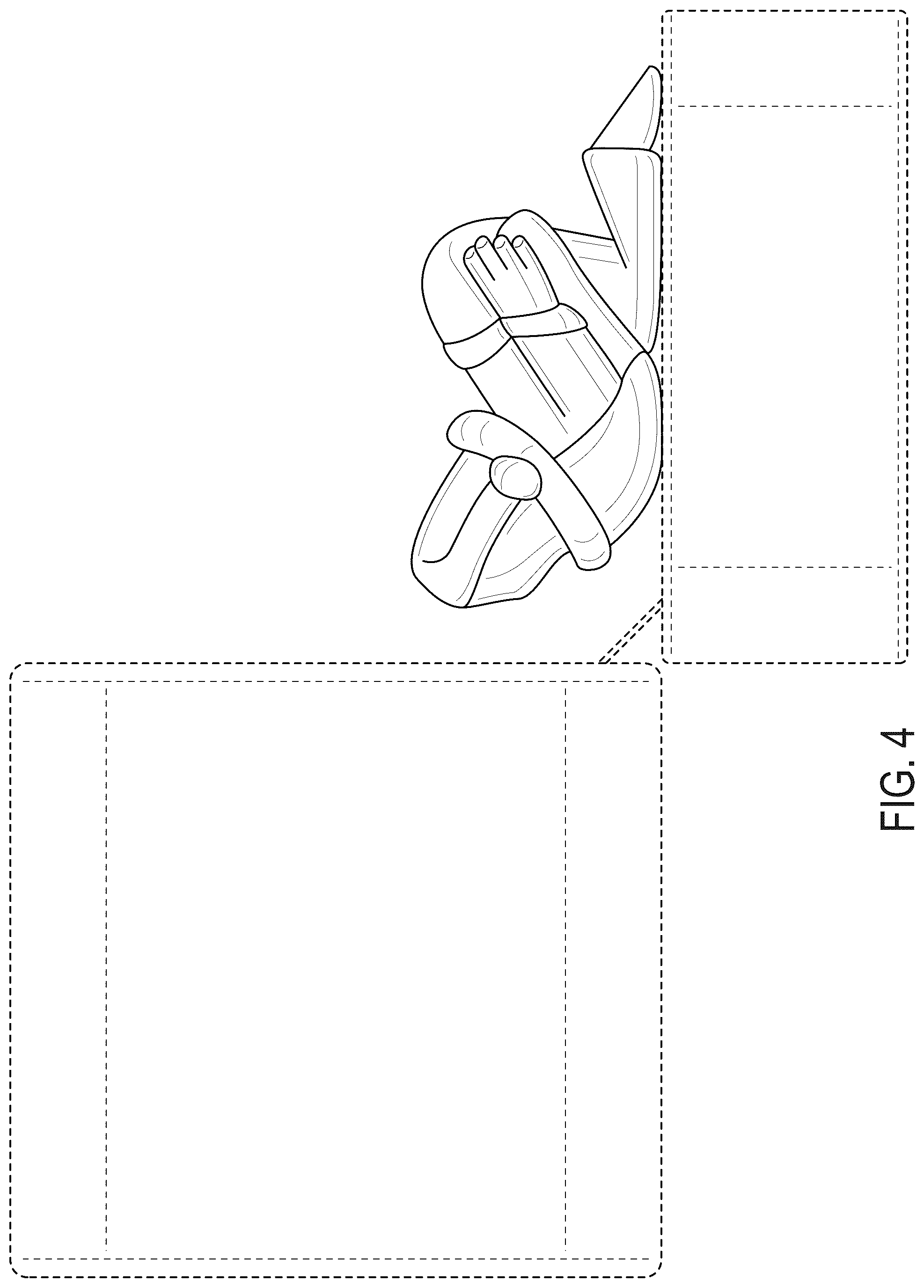 Patent USD1043333 Figure 4 – Ring box with Santa Claus