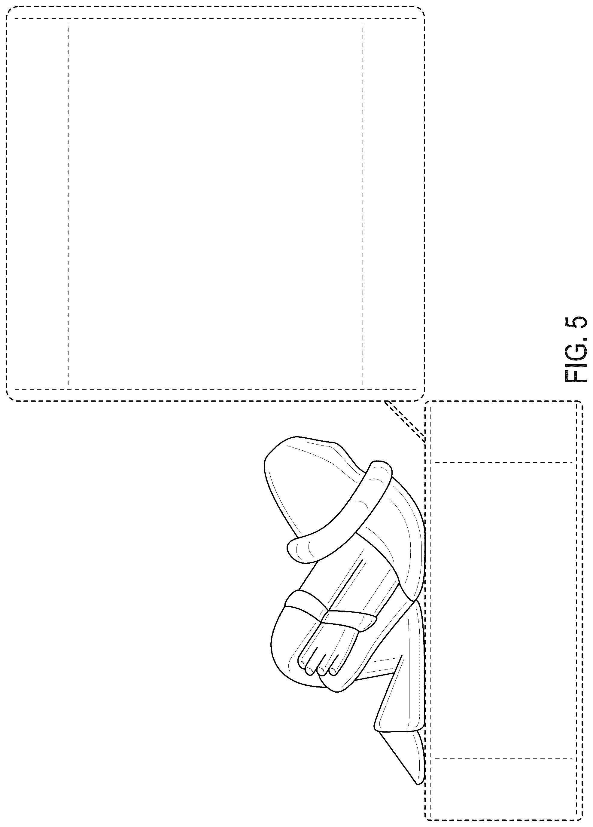 Patent USD1043333 Figure 5 – Ring box with Santa Claus