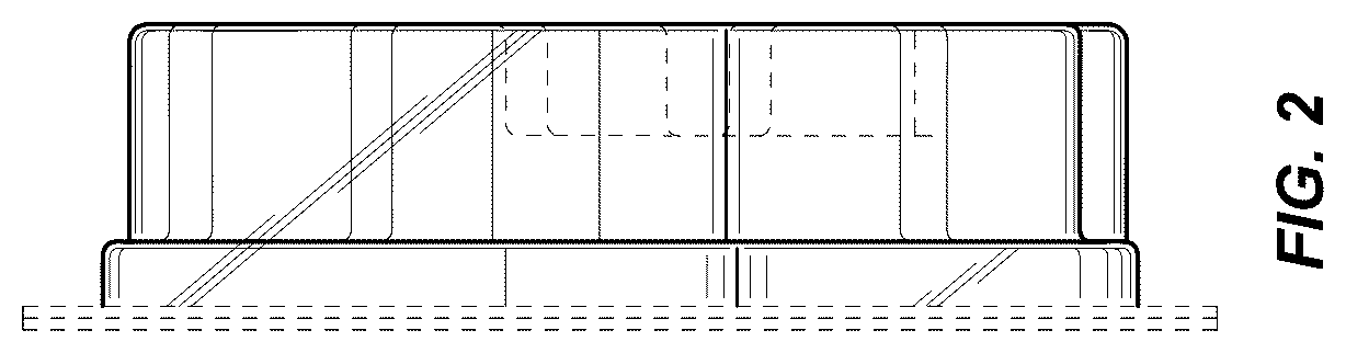 Patent USD1043334 Figure 2 – Eyewear packaging