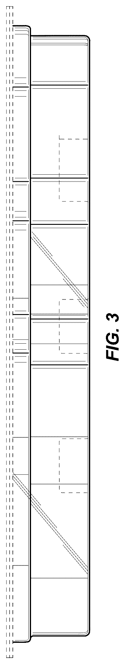 Patent USD1043334 Figure 3 – Eyewear packaging