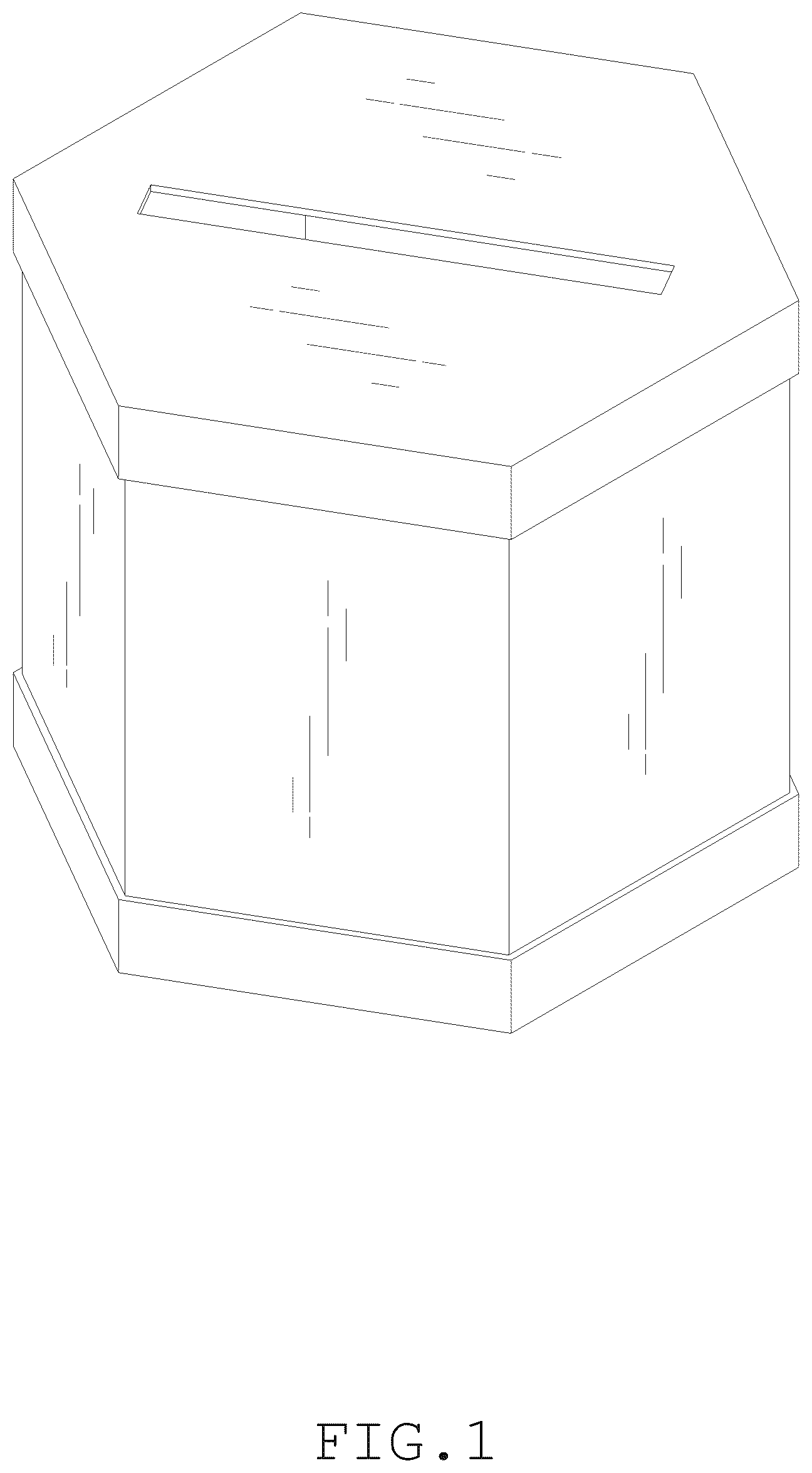 Patent USD1043335 — Card box — Figure 1