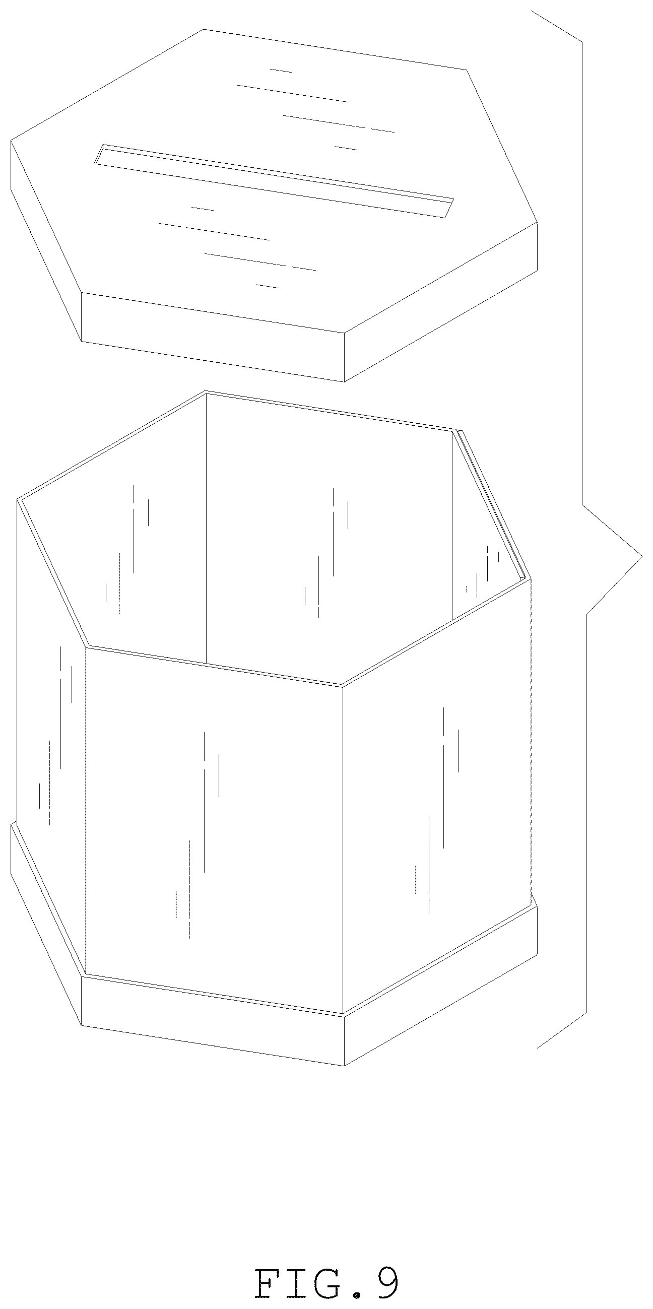 Patent USD1043335 Figure 9 – Card box