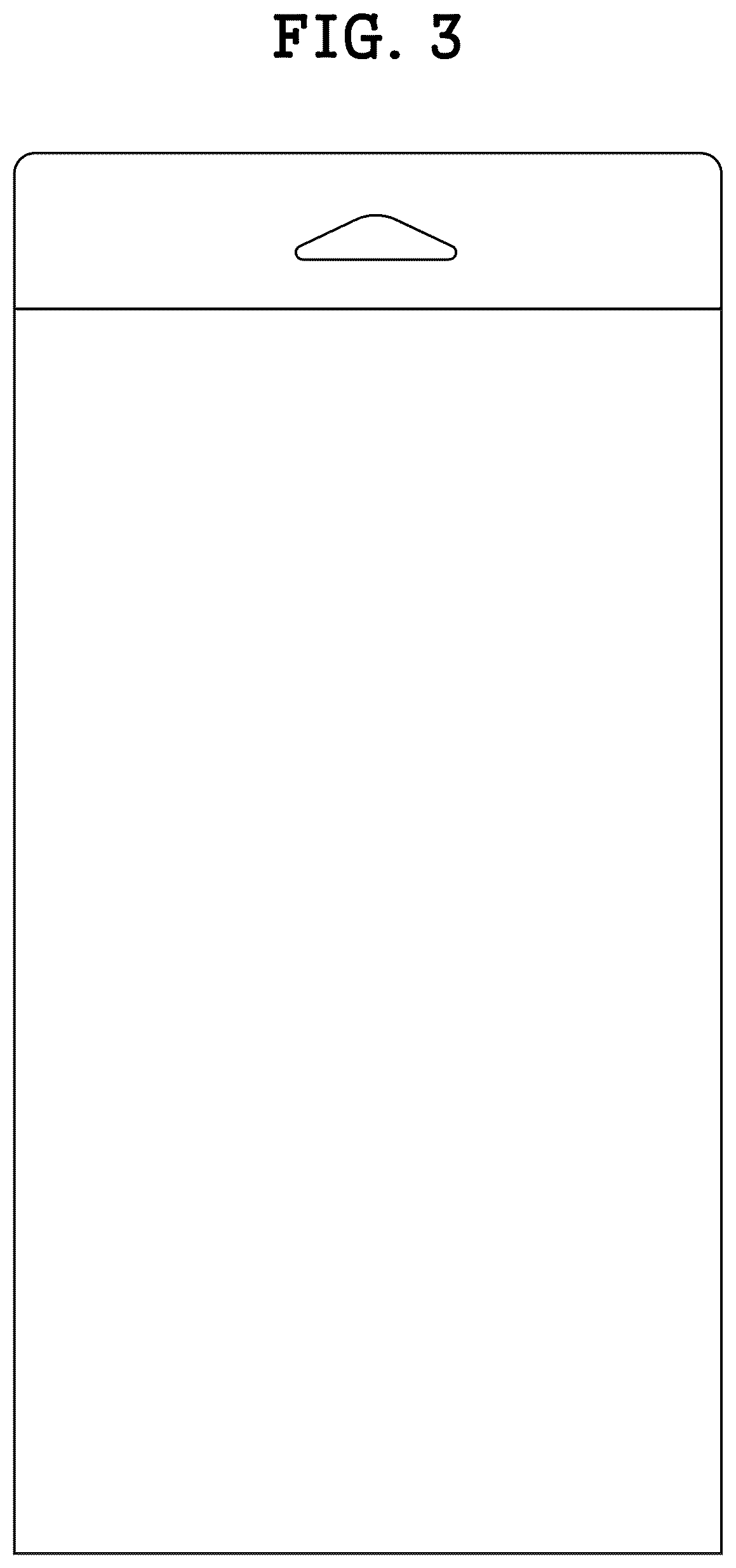 Patent USD1043336 Figure 3 – Package