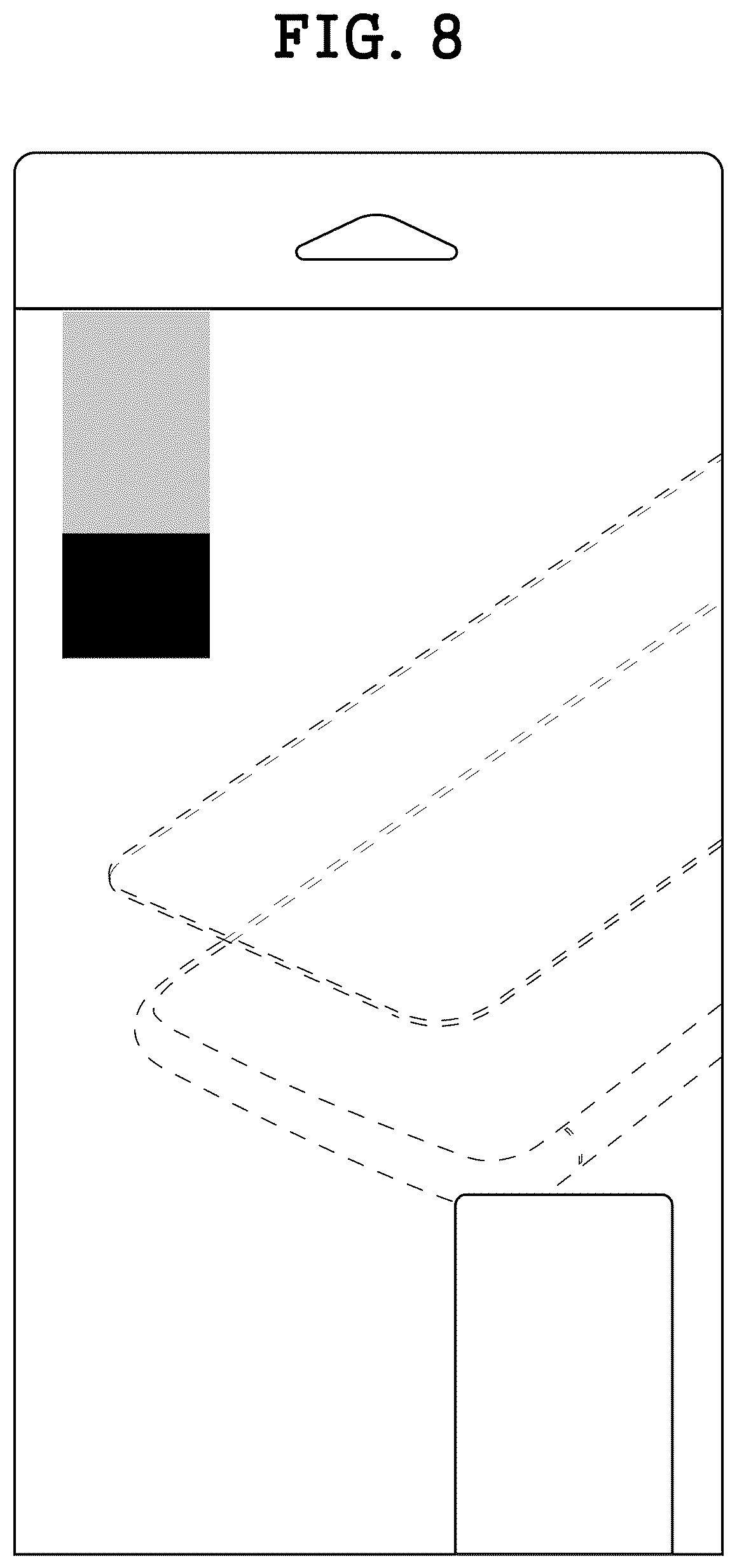 Patent USD1043336 Figure 8 – Package