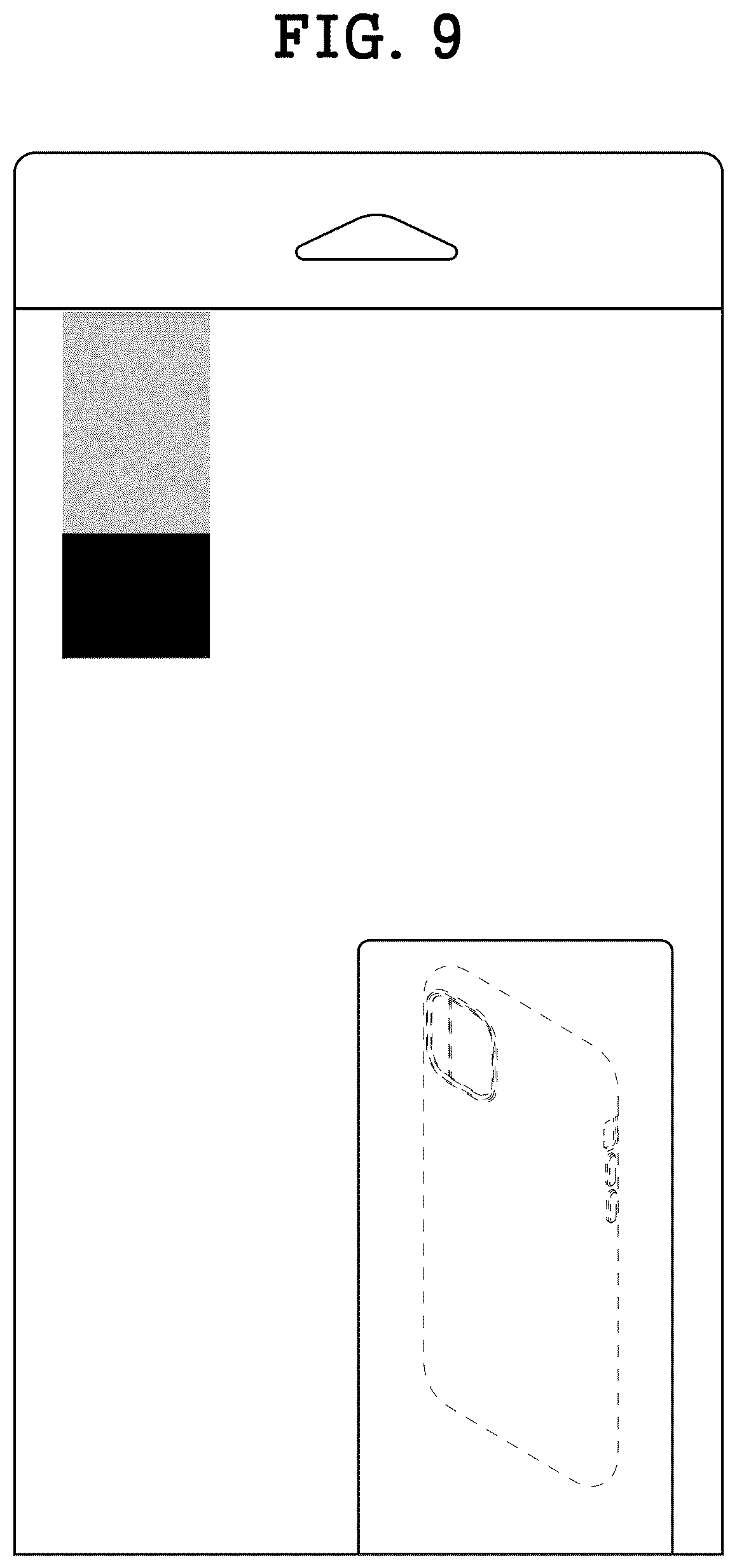 Patent USD1043336 Figure 9 – Package