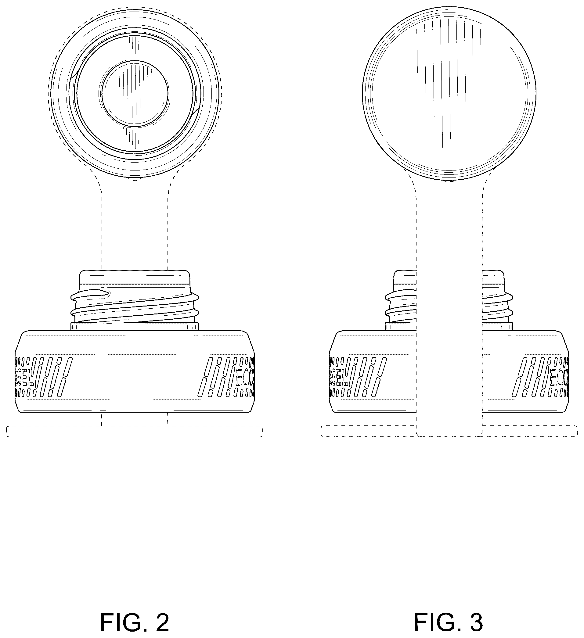 Patent USD1043339 Figure 2 – Bottle lid