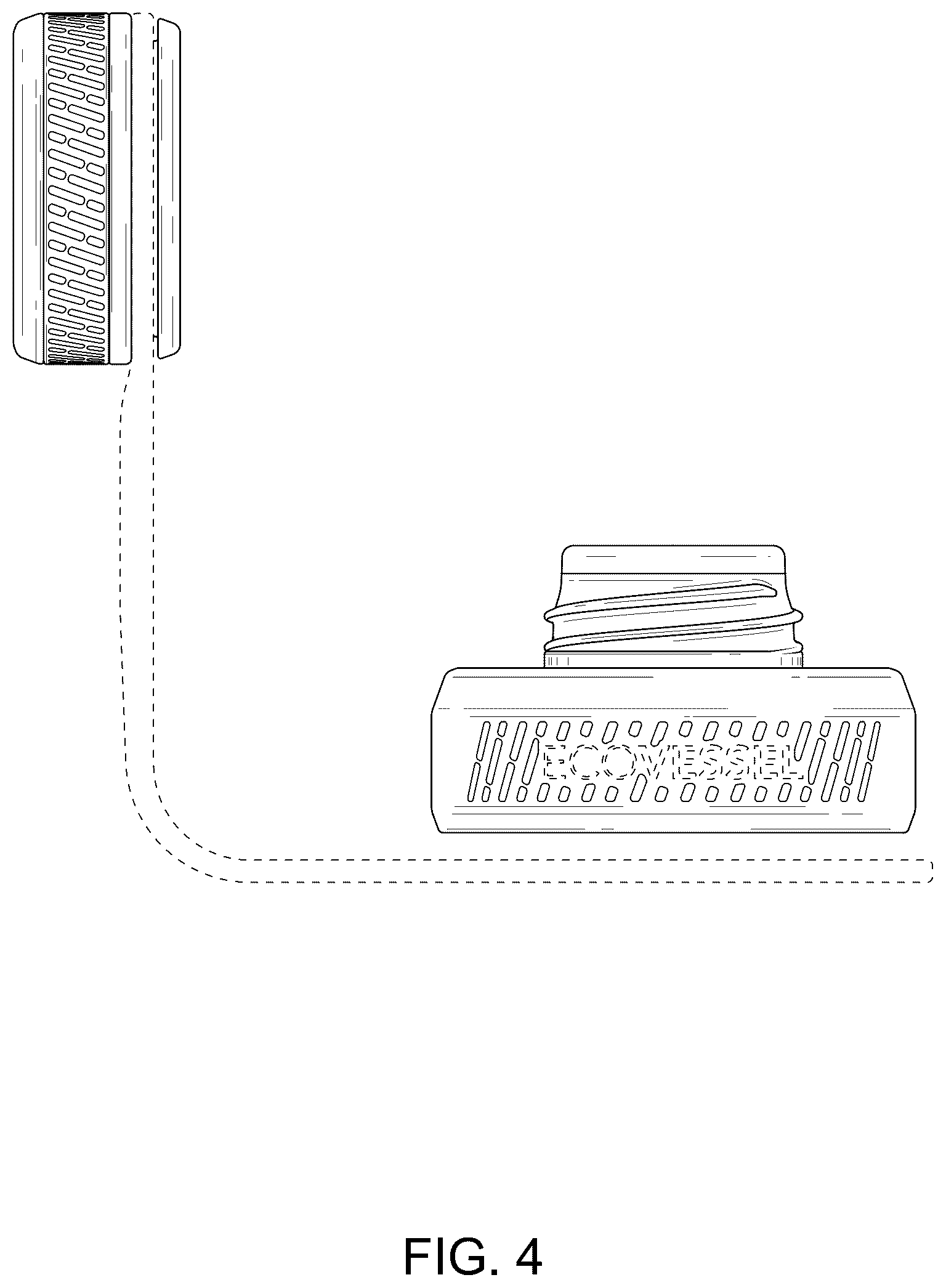 Patent USD1043339 Figure 3 – Bottle lid
