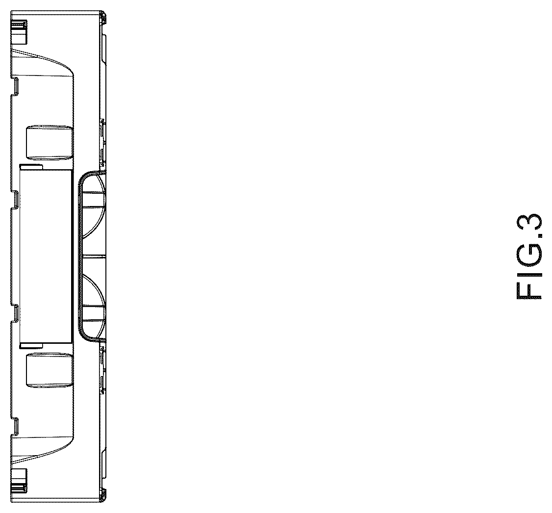 Patent USD1043342 Figure 3 – Interchangeable dismountable hinged box