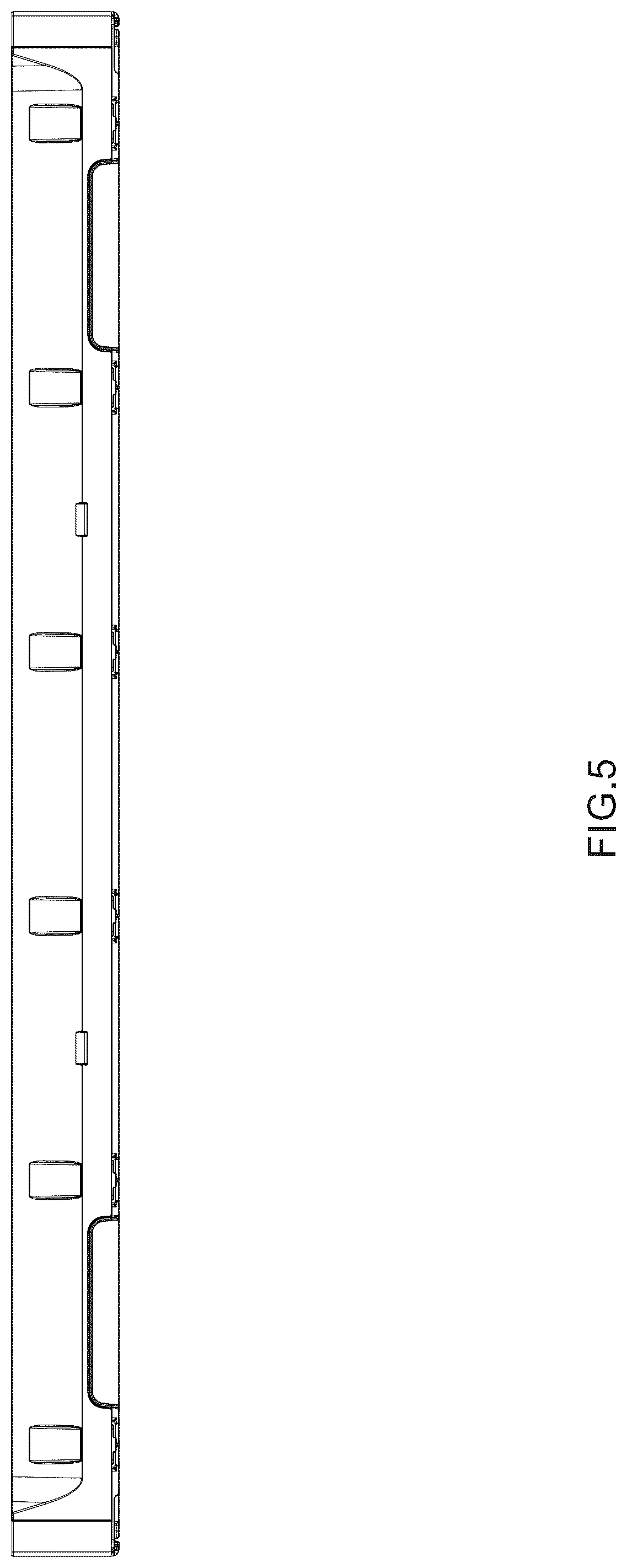 Patent USD1043342 Figure 5 – Interchangeable dismountable hinged box