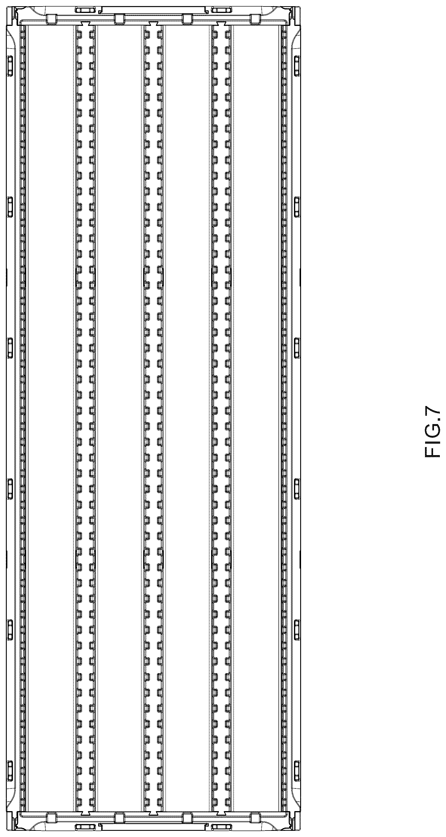 Patent USD1043342 Figure 7 – Interchangeable dismountable hinged box