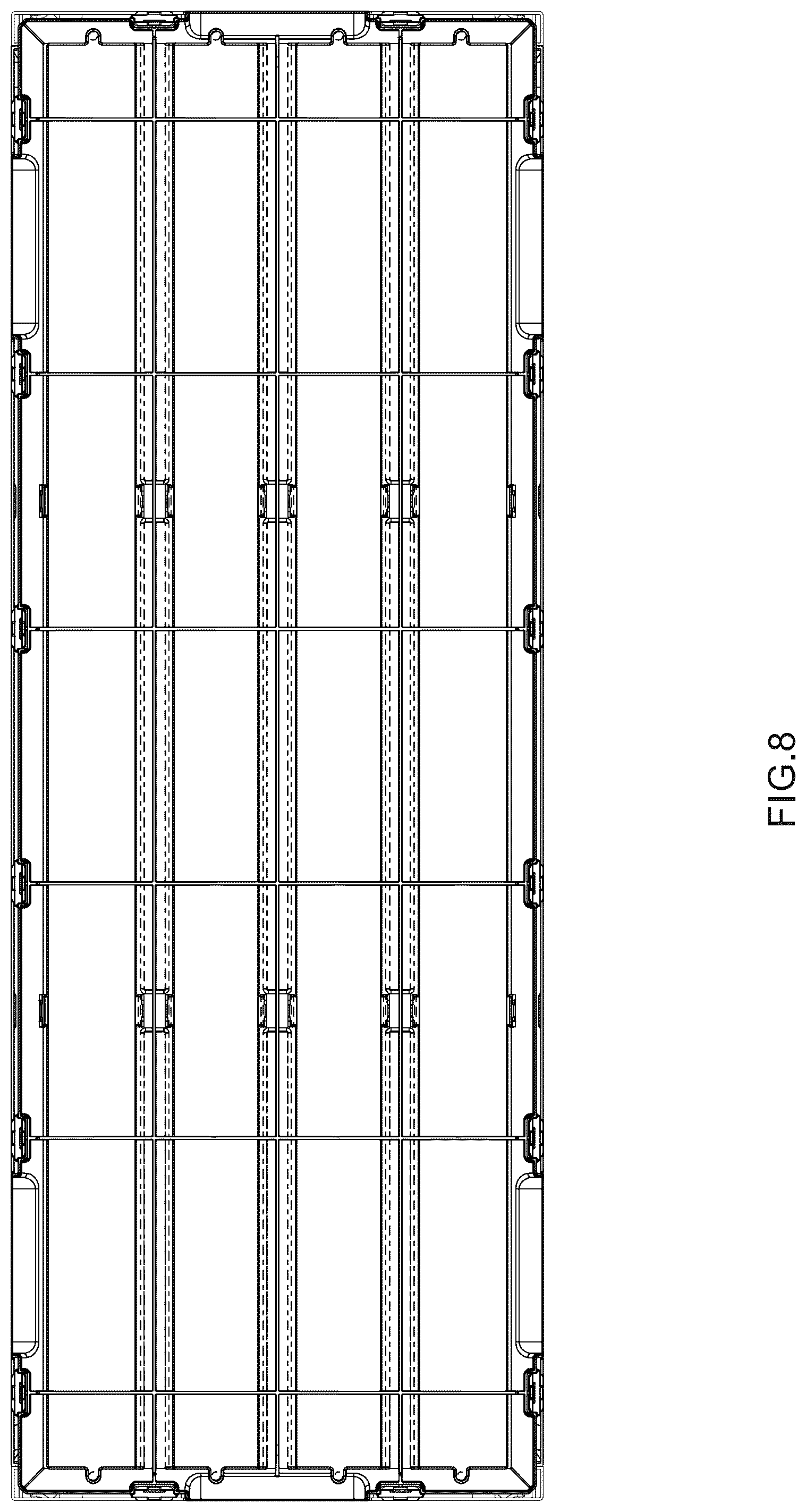 Patent USD1043342 Figure 8 – Interchangeable dismountable hinged box